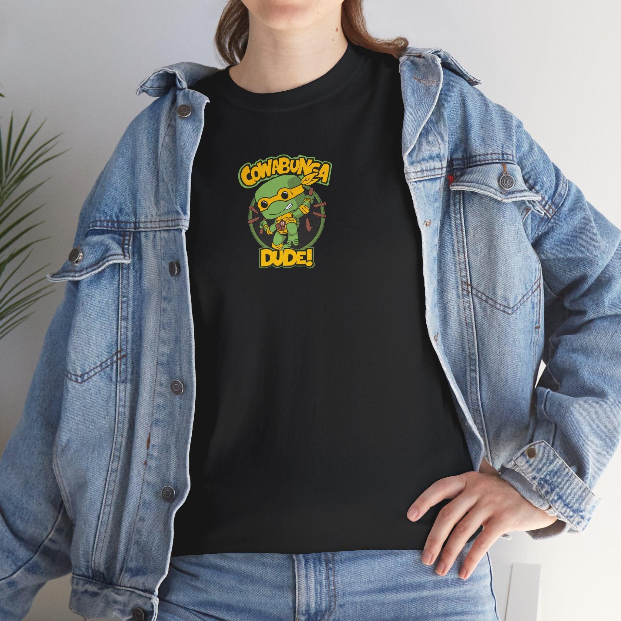 Unisex Heavy Cotton Tee - COWABUNGA! - Yukan Iconic