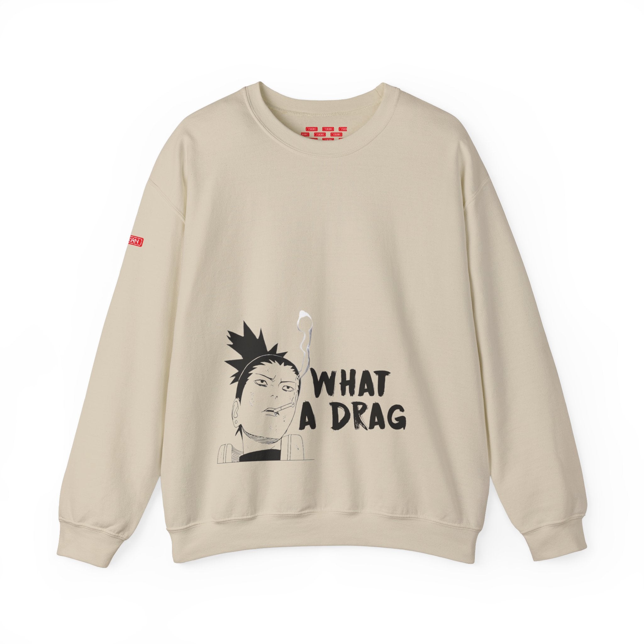 Heavy Crewneck Sweatshirt - Shikamaru "Mendokusai"