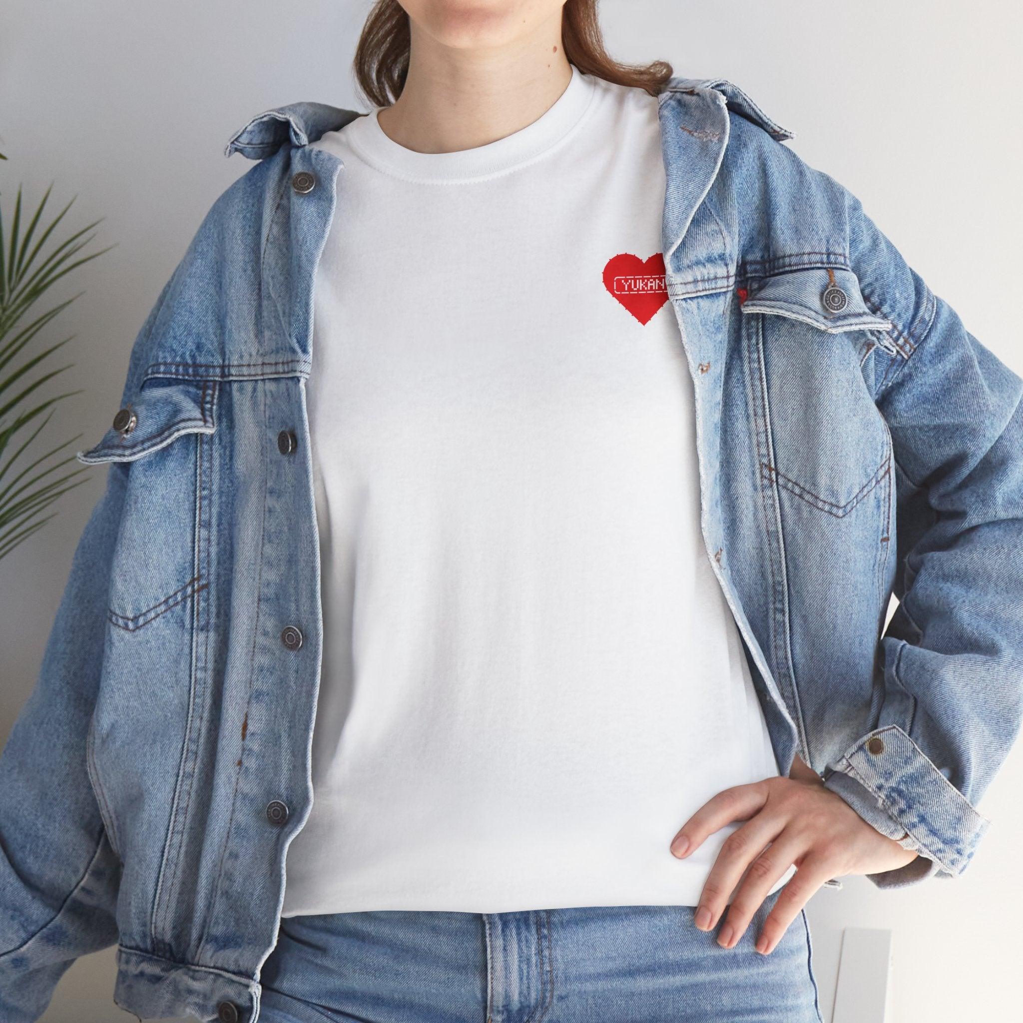 Unisex Heavy Cotton Tee - YUKAN HEARTBEAT - Yukan Iconic