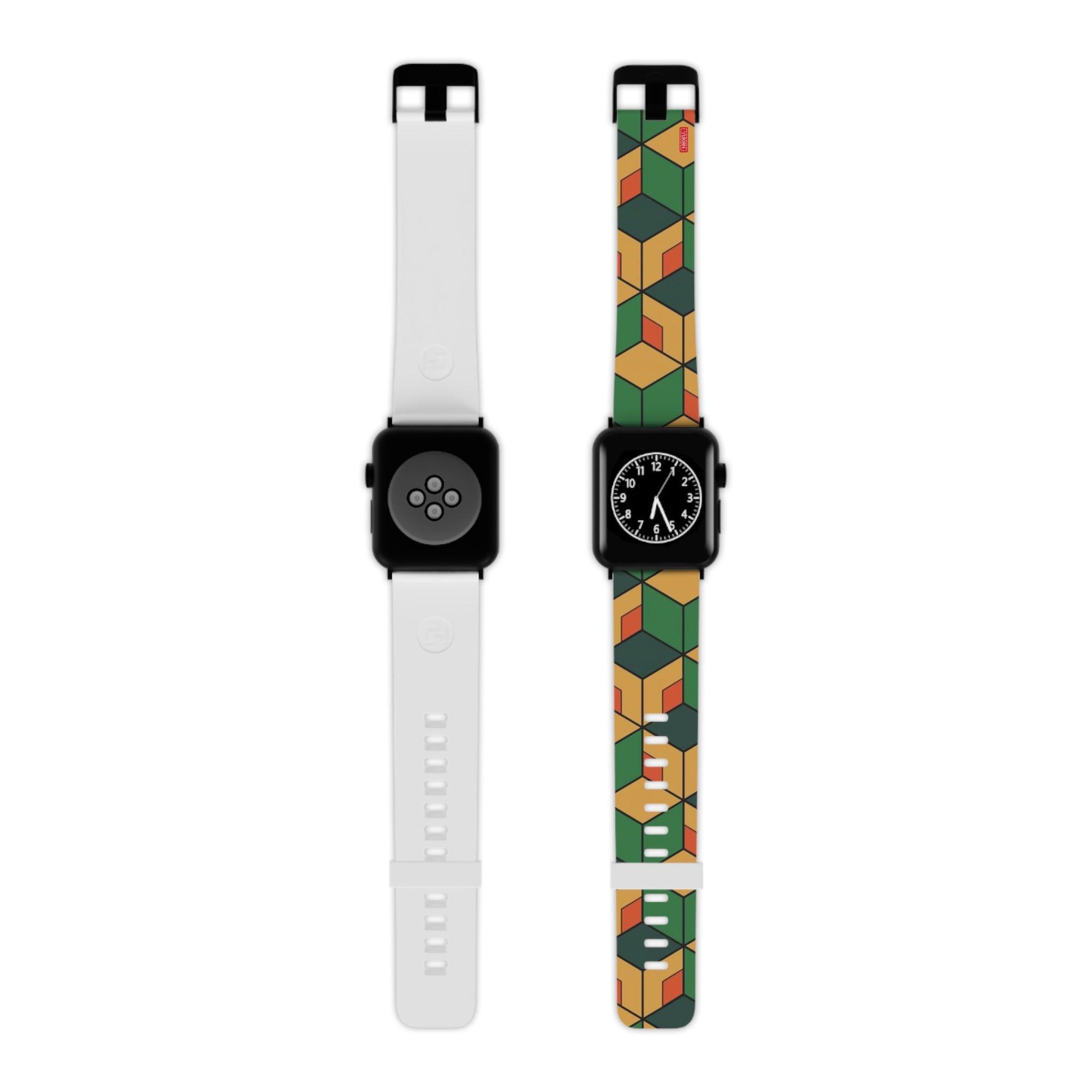 Silicon Apple Watch Band - Gyu Pattern - Yukan Iconic