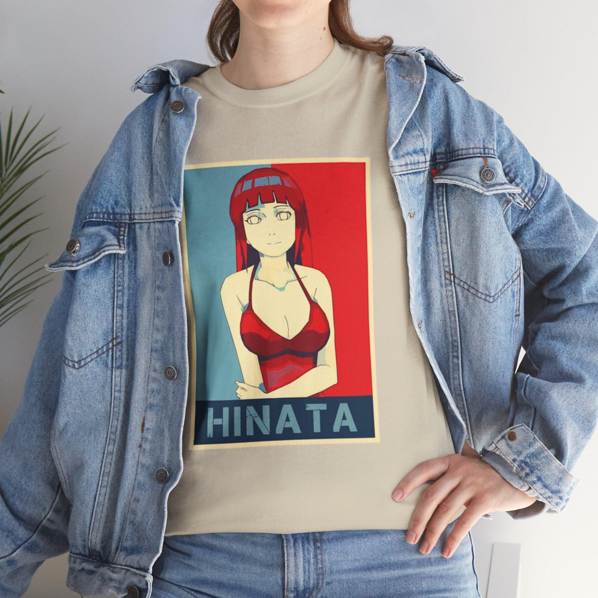 Unisex Heavy Cotton Tee - Hinata Waifu - Yukan Iconic