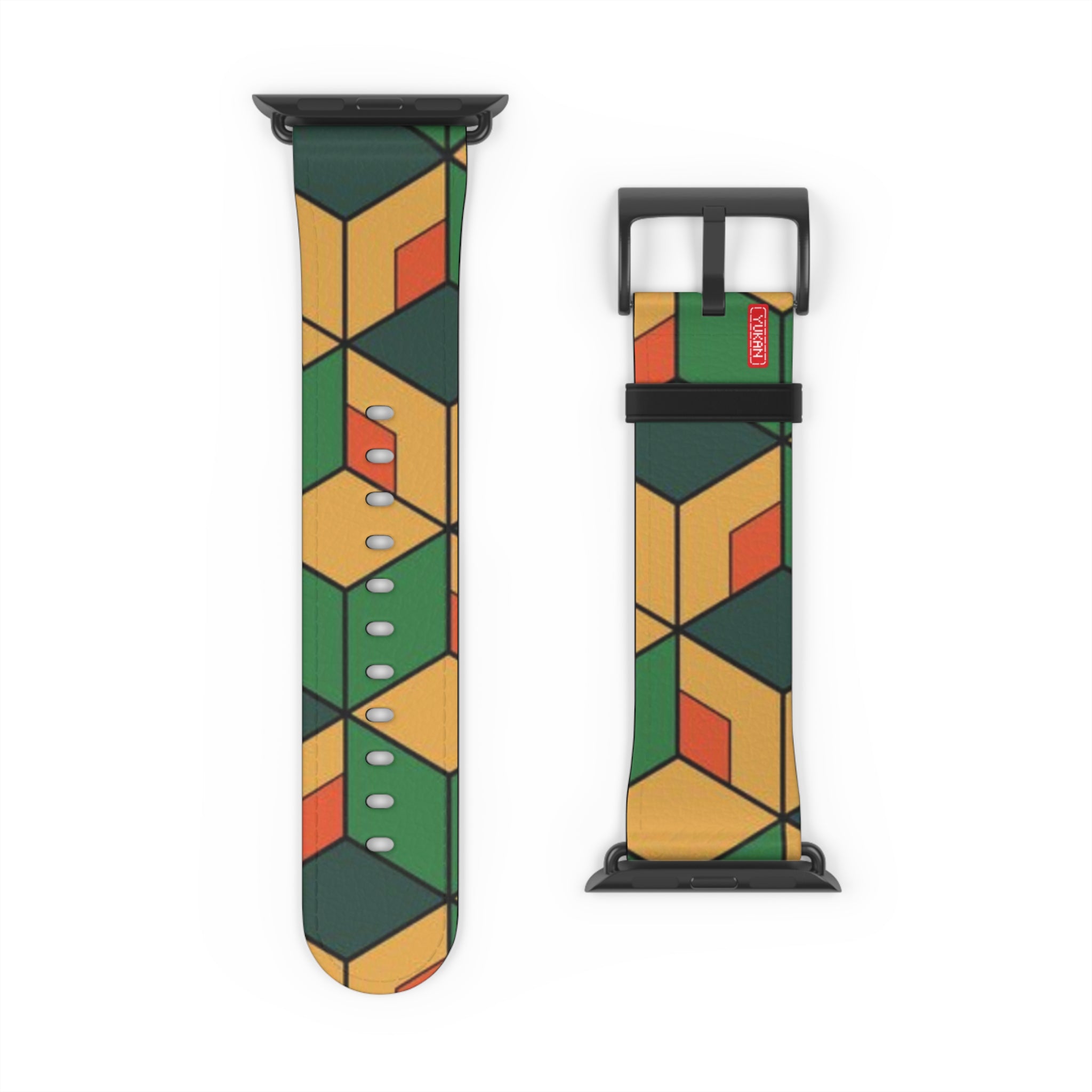 Lether Apple Watch Band - Gyu Pattern