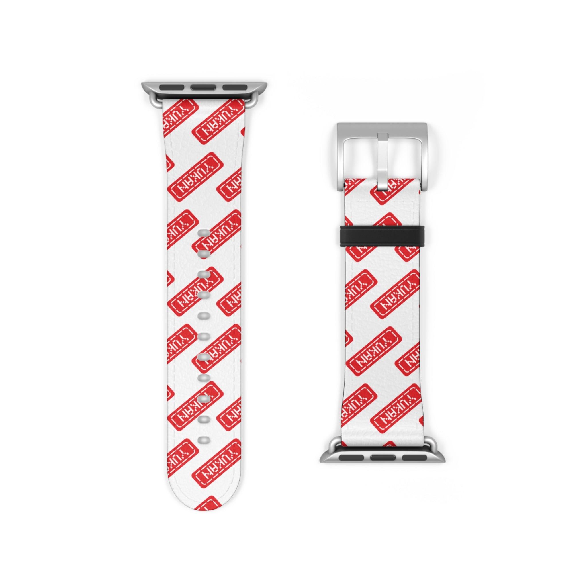 Lether Apple Watch Band - YUKAN ICONIC WHITE - Yukan Iconic