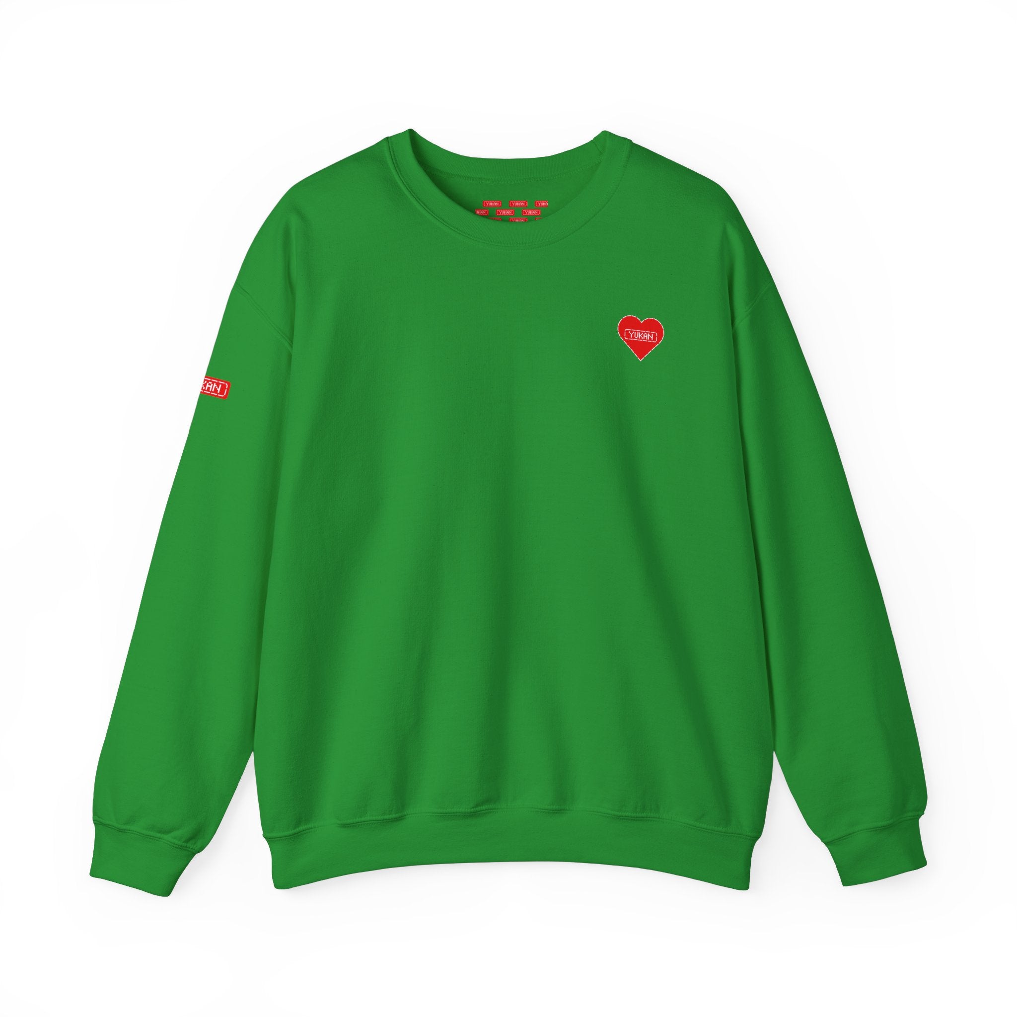 Heavy Crewneck Sweatshirt - YUKAN HEARTBEAT