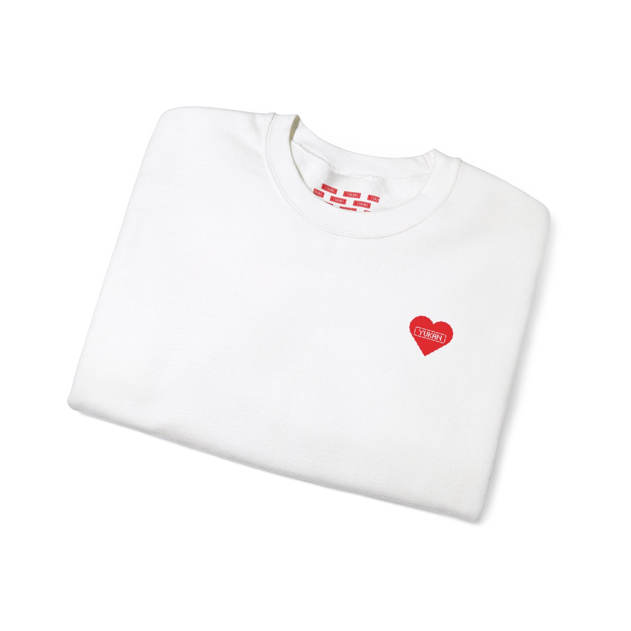 Heavy Crewneck Sweatshirt - YUKAN HEARTBEAT