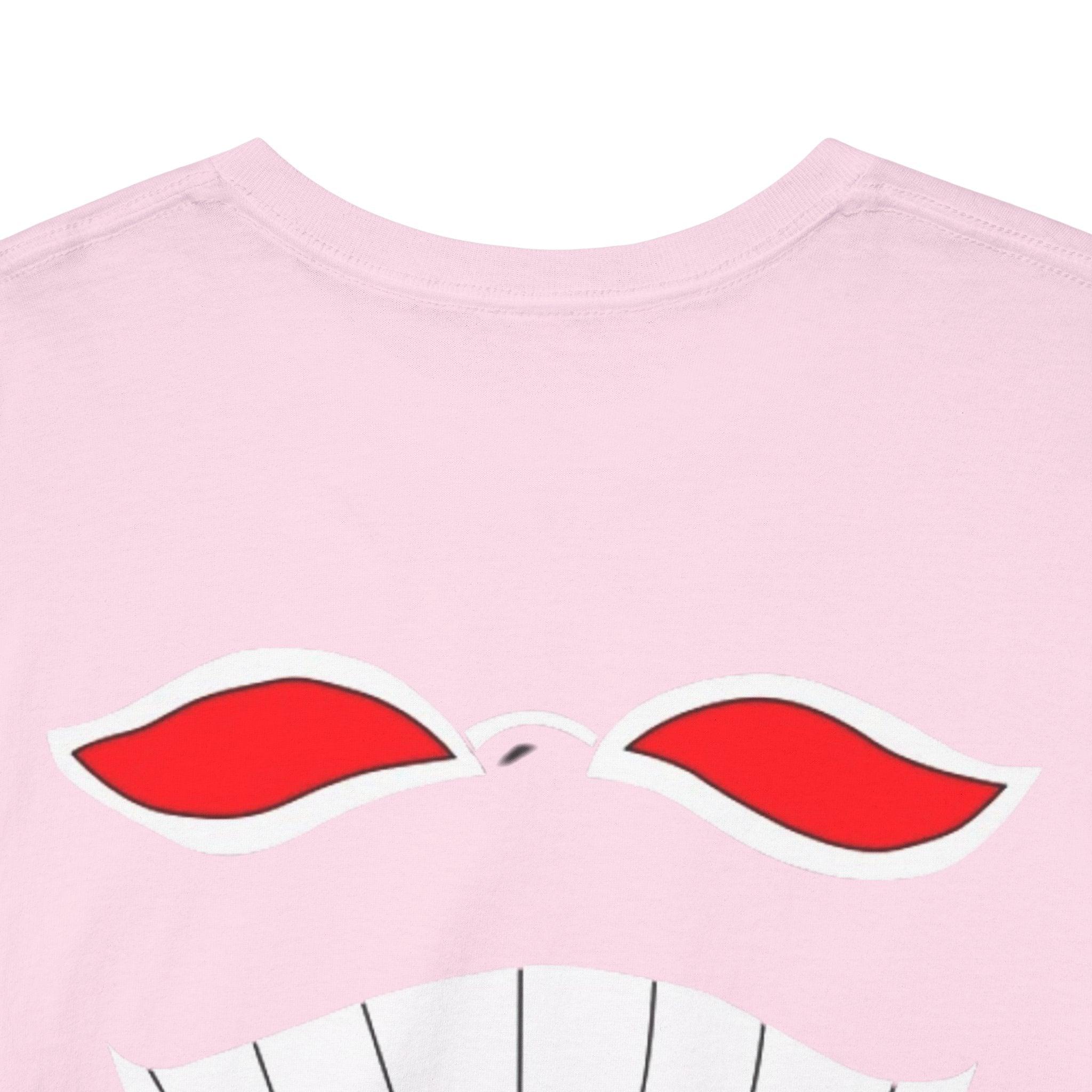 Unisex Heavy Cotton Tee - Dofi Face (Design On Back) - Yukan Iconic