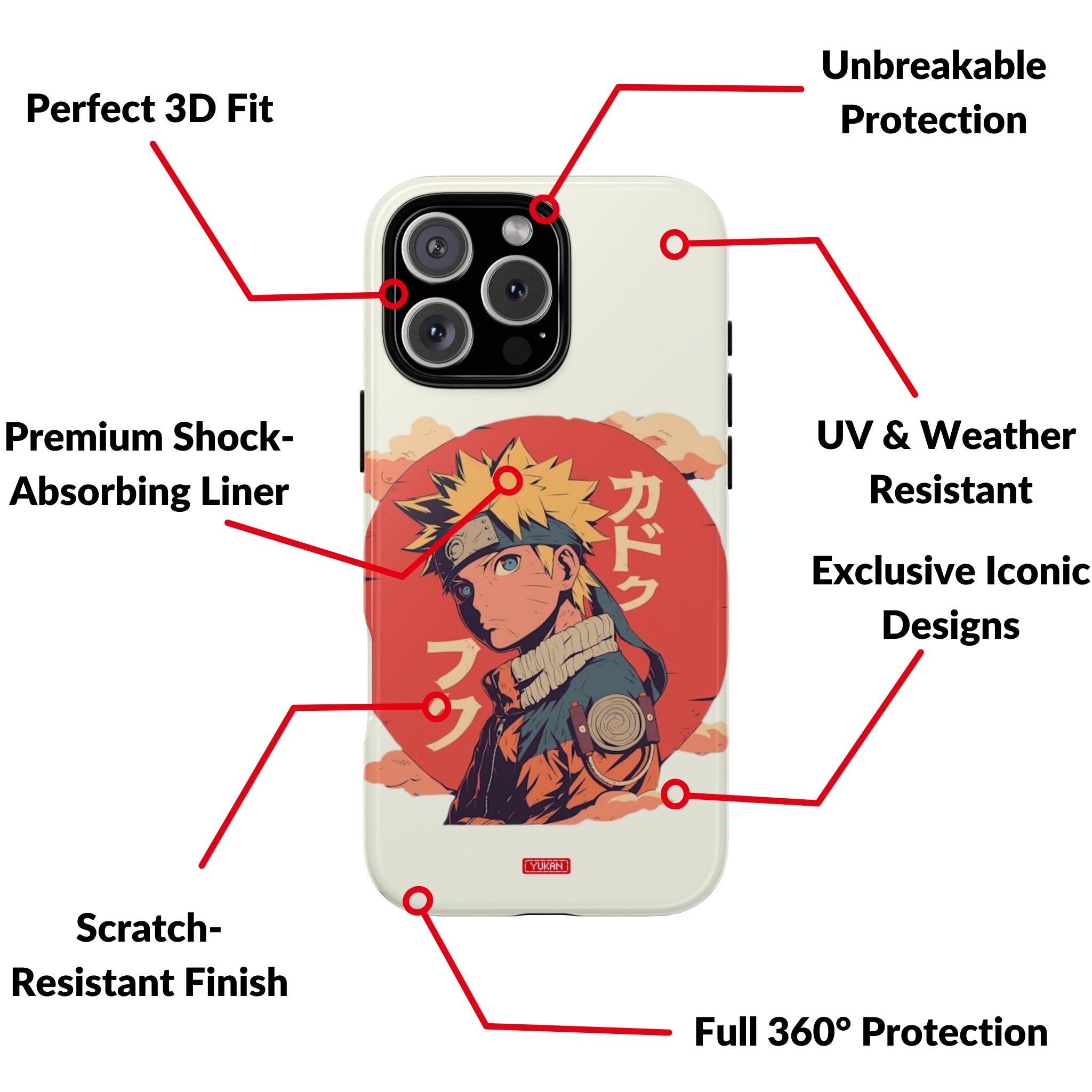 Tough Case - Naruto Sunset - Yukan Iconic