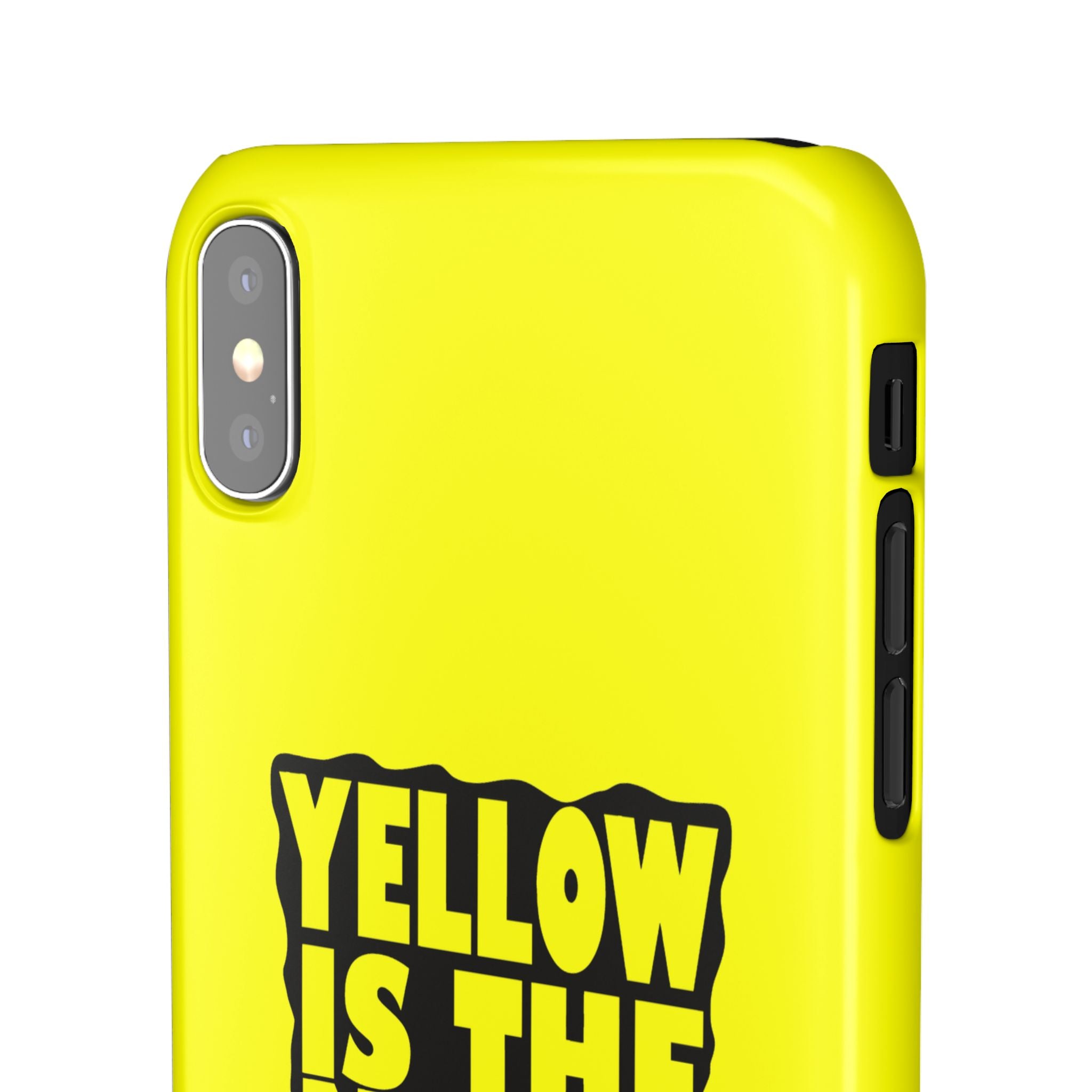 Snap Case - Yellow Is The New Black - Yukan Iconic