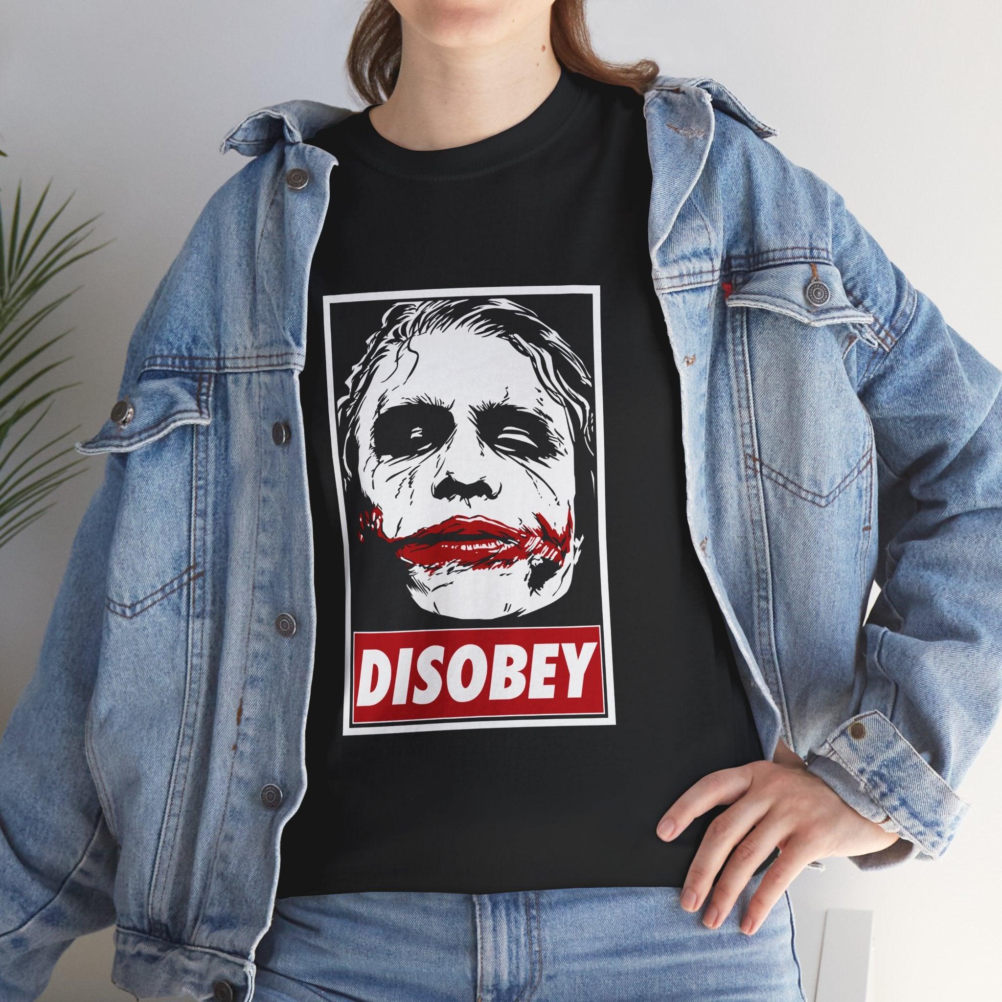 Unisex Heavy Cotton Tee - Disobey - Yukan Iconic