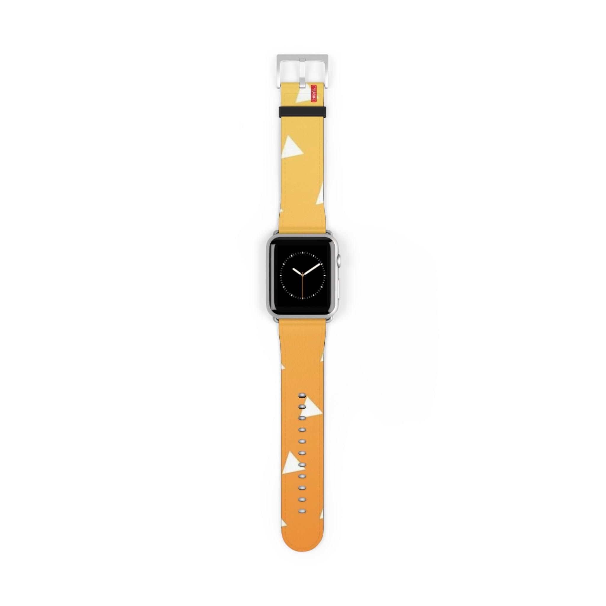 Lether Apple Watch Band - Zenitsu Pattern - Yukan Iconic