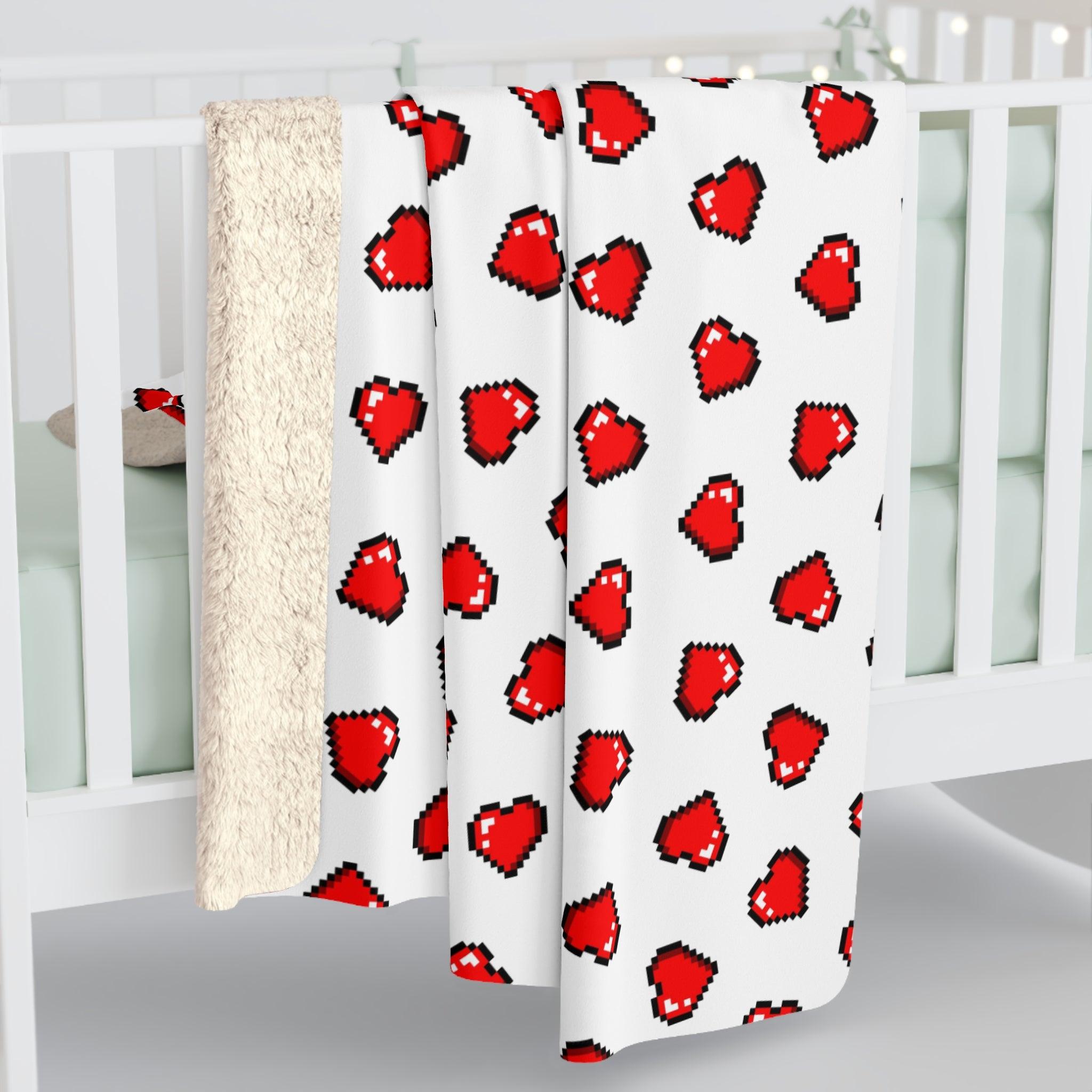 Sherpa Fleece Blanket - One Heart