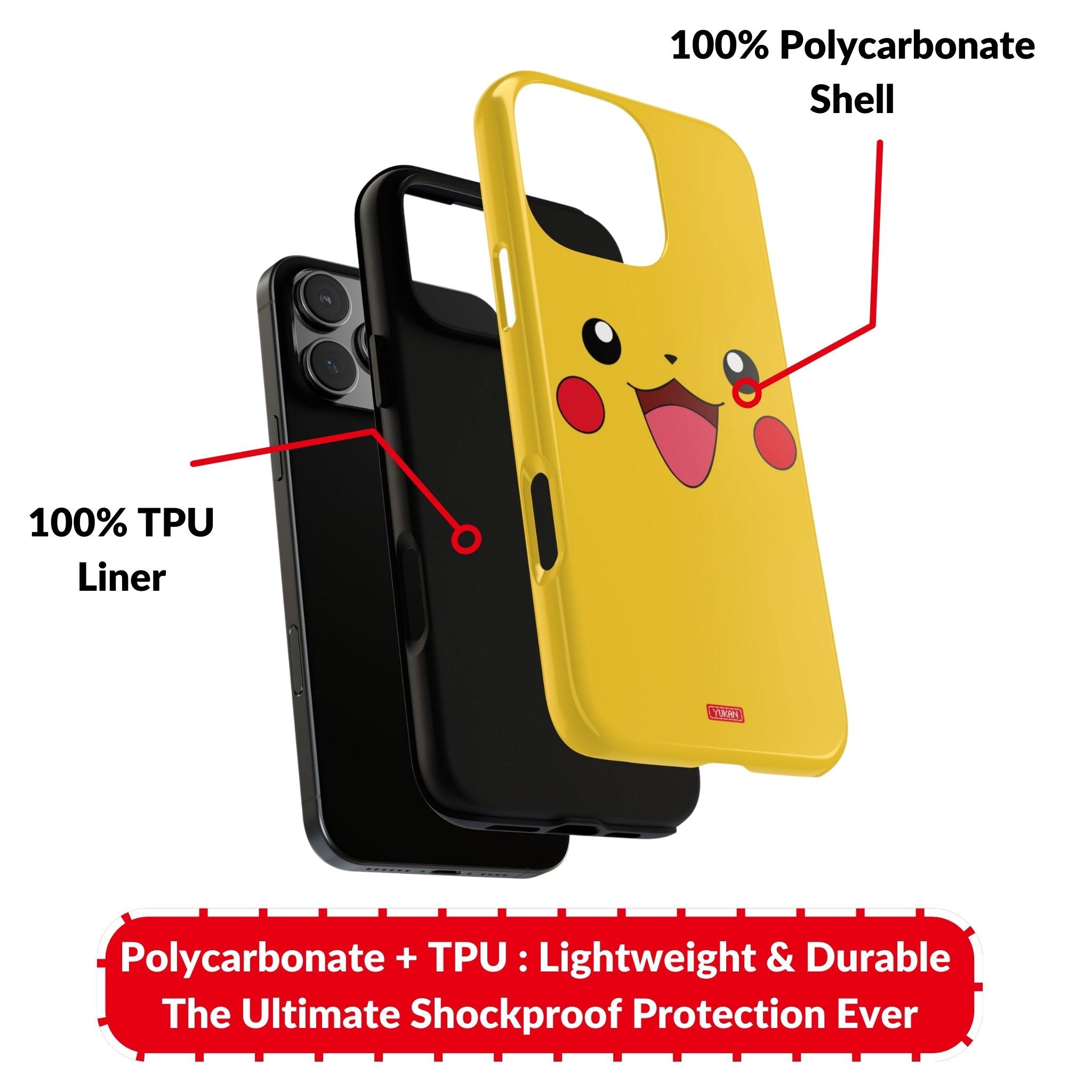 Tough Case - Pika Face - Yukan Iconic