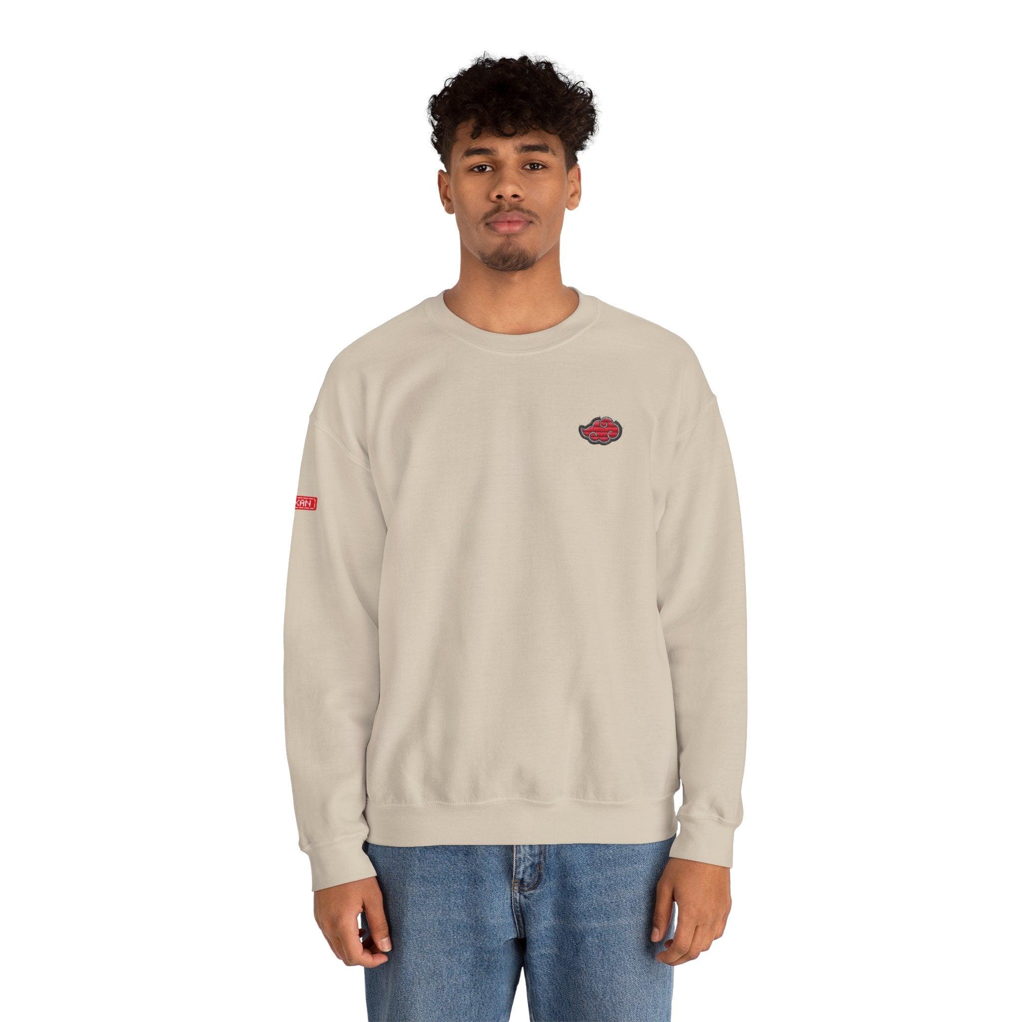 Sweatshirt | Naruto - Embroided Effect Akatsuki Cloud | Anime Streetwear - Yukan Iconic