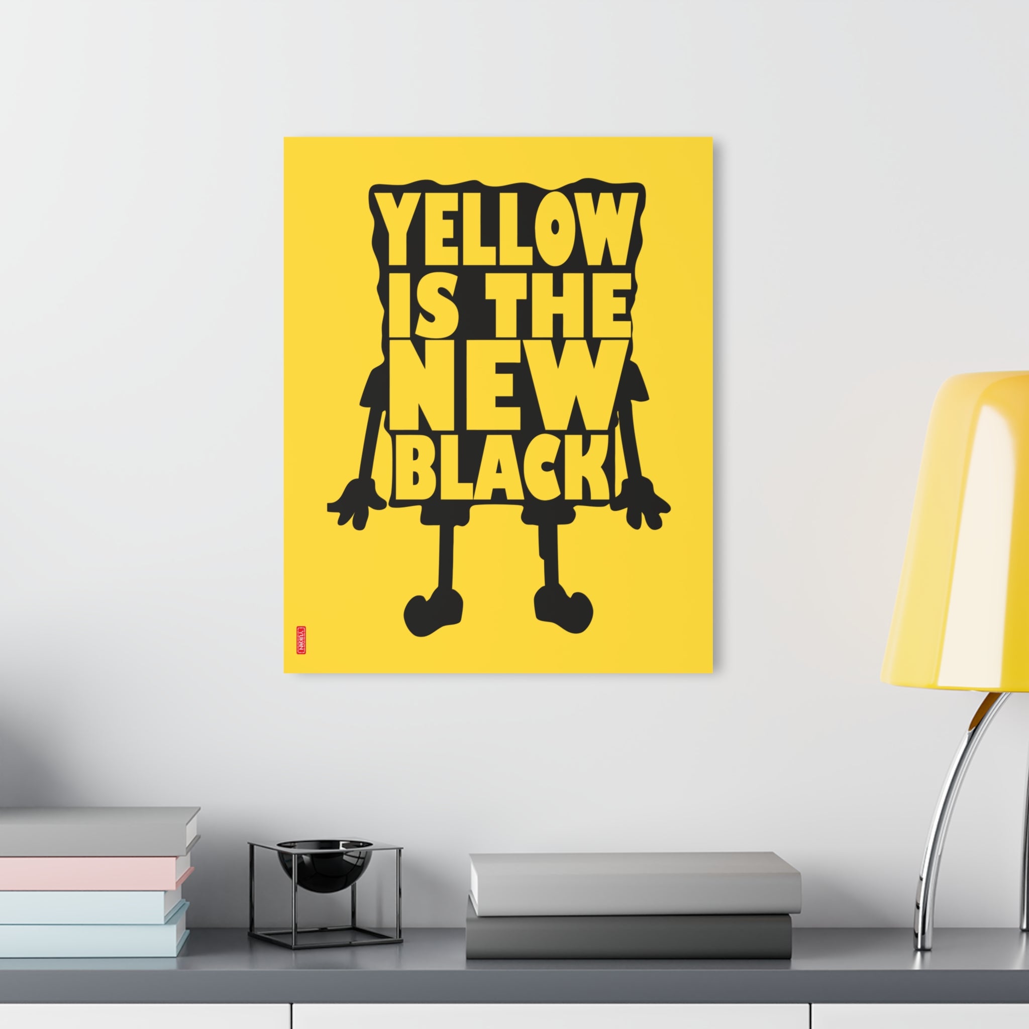 Acrylic Artwork - Yelow is the new black