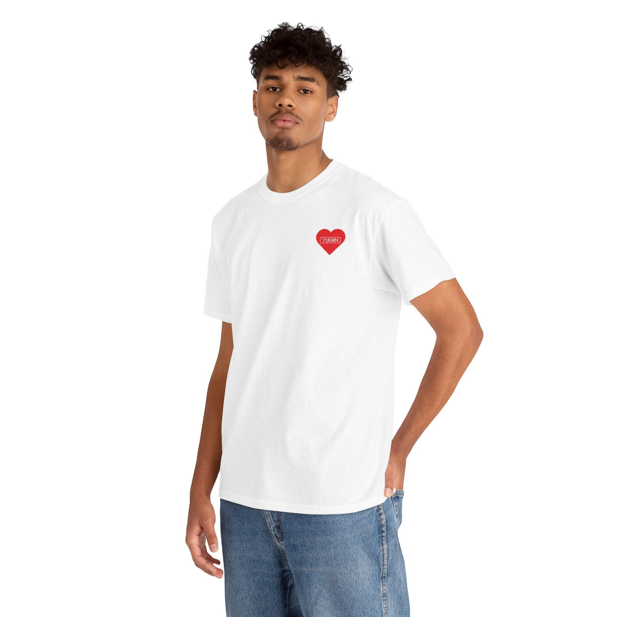 Unisex Heavy Cotton Tee - YUKAN HEARTBEAT - Yukan Iconic