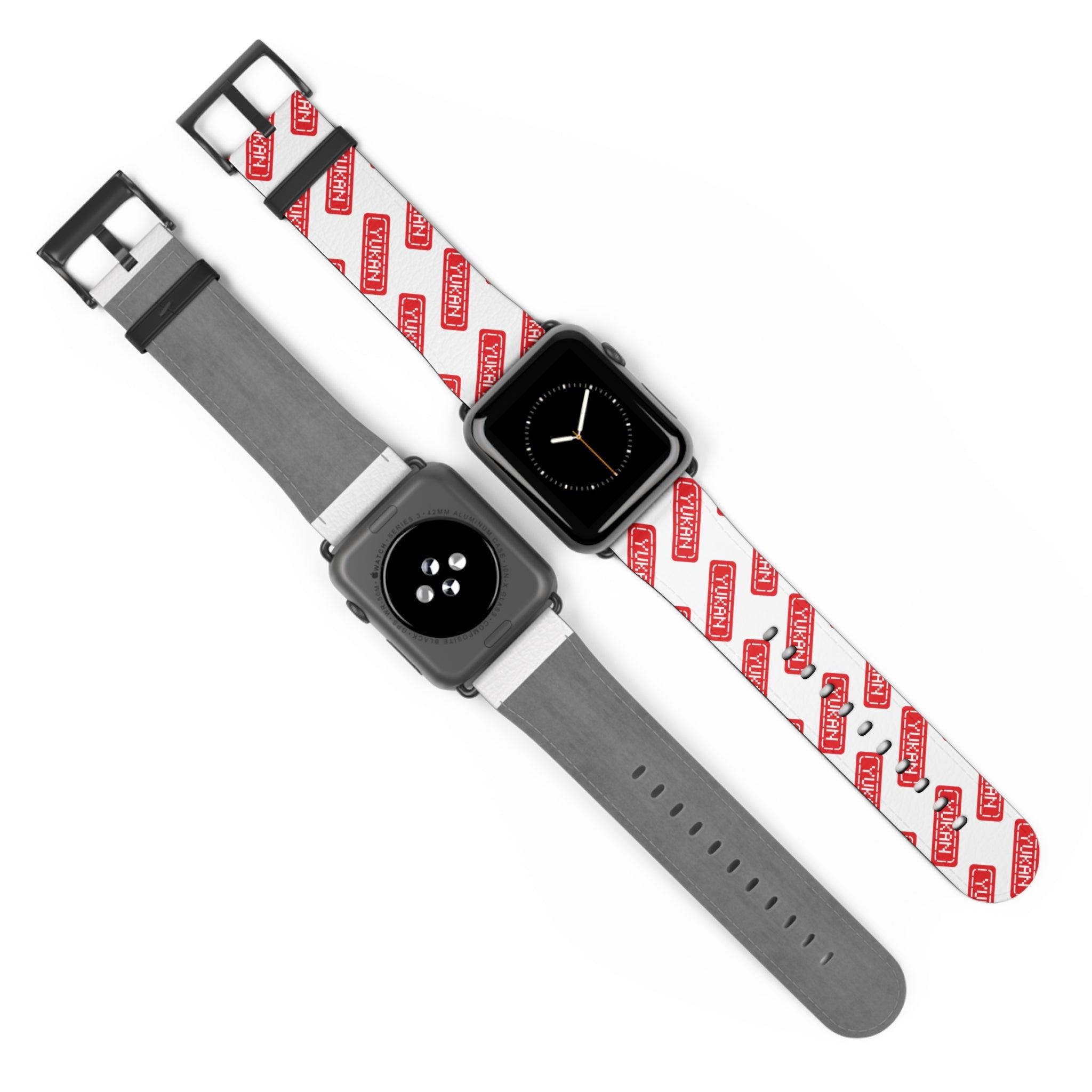 Lether Apple Watch Band - YUKAN ICONIC WHITE - Yukan Iconic