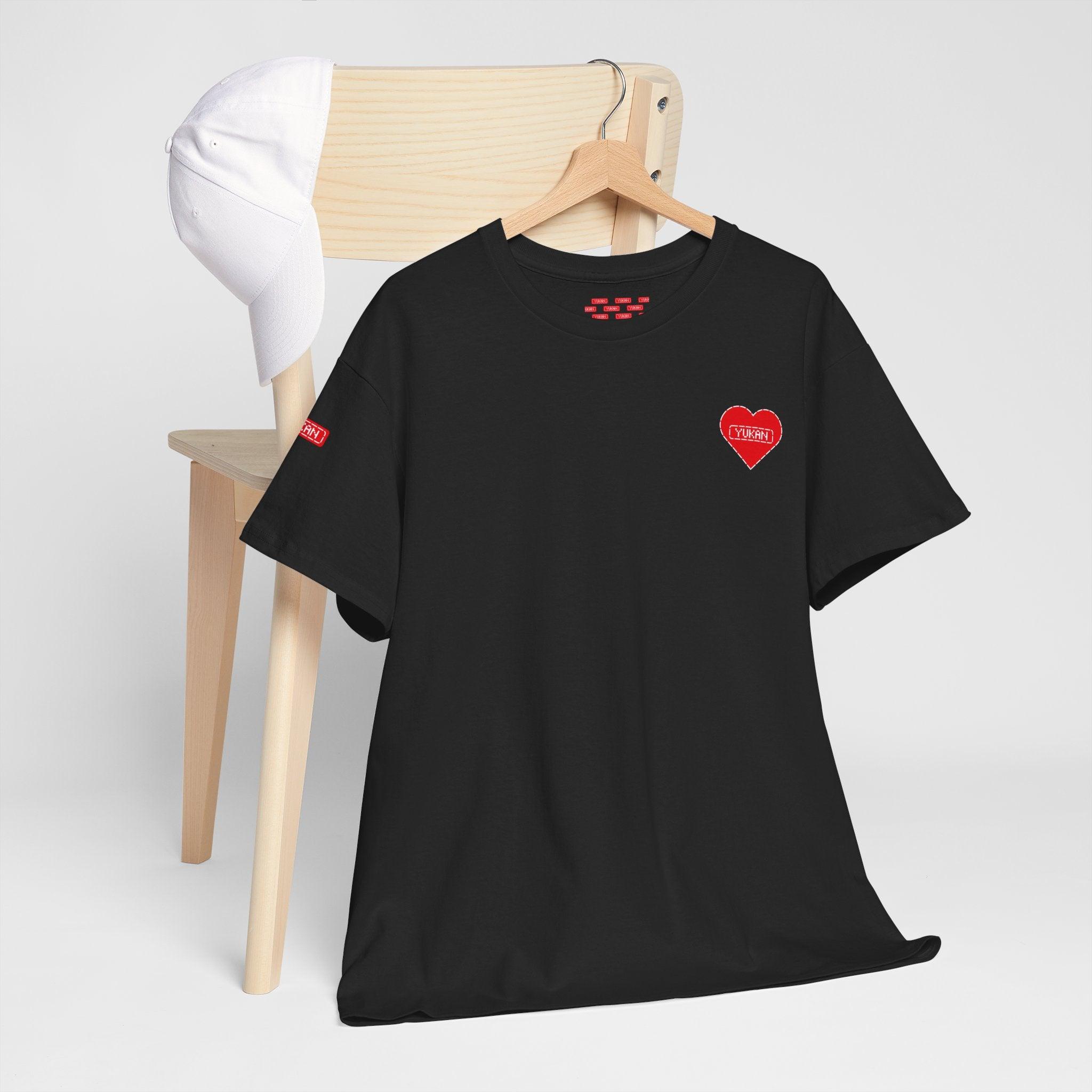 Unisex Heavy Cotton Tee - YUKAN HEARTBEAT - Yukan Iconic