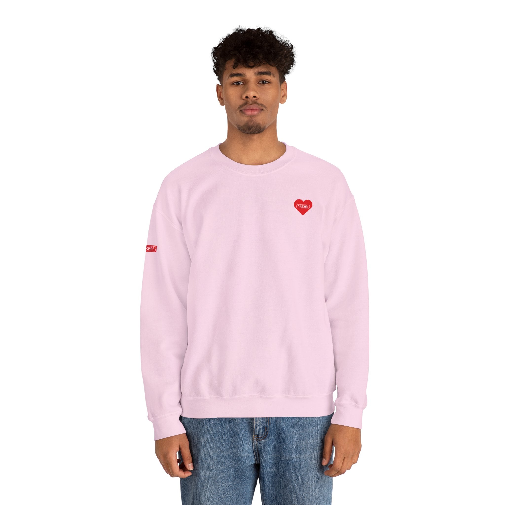 Heavy Crewneck Sweatshirt - YUKAN HEARTBEAT