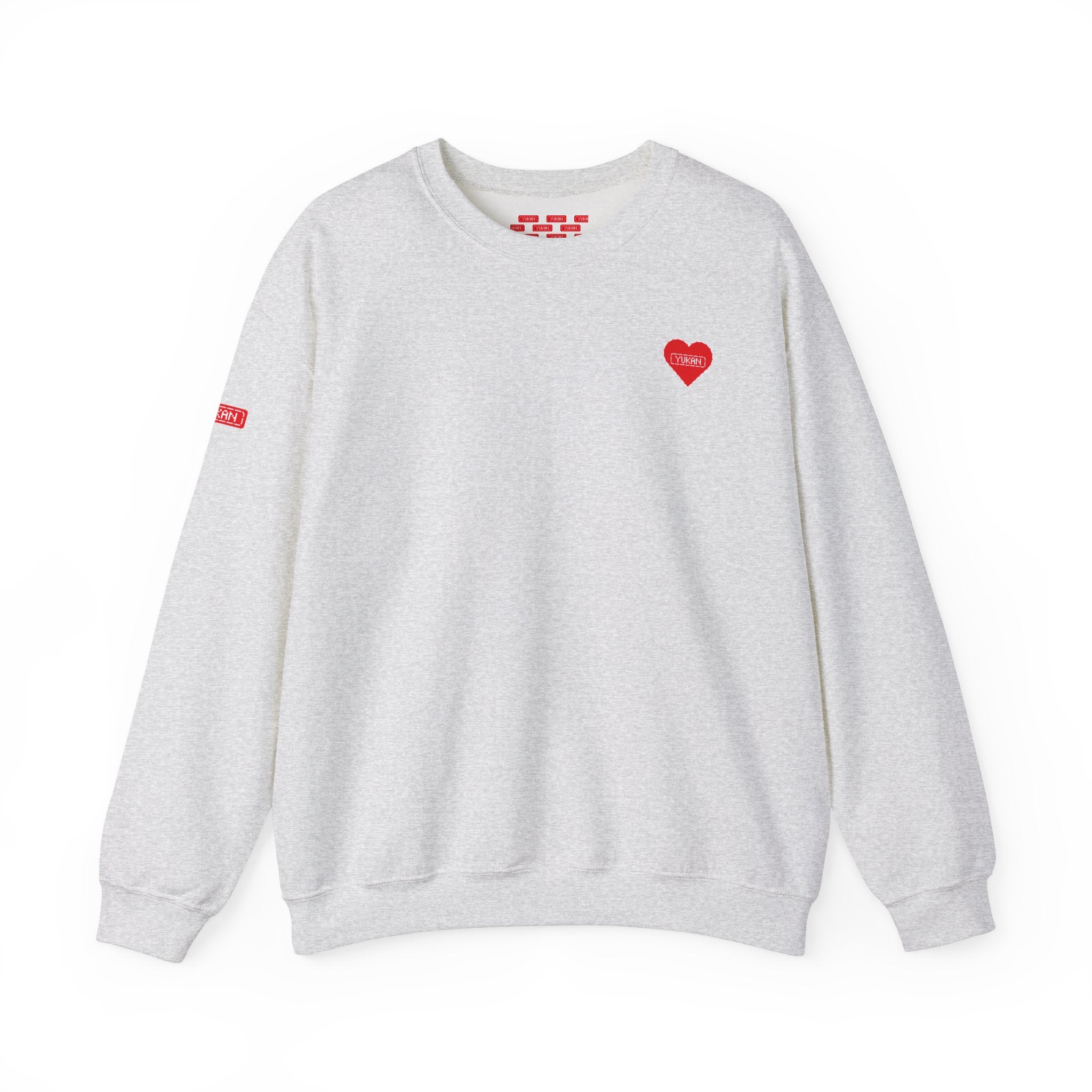 Heavy Crewneck Sweatshirt - YUKAN HEARTBEAT