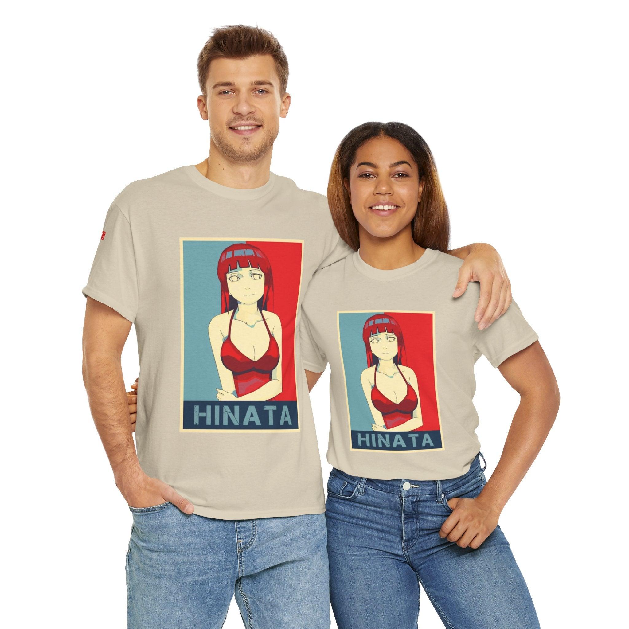 Unisex Heavy Cotton Tee - Hinata Waifu - Yukan Iconic