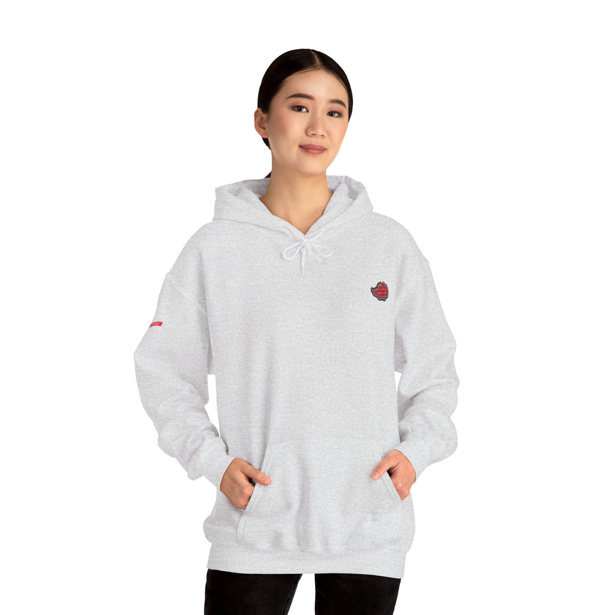 Hoodie - Embroided Akatsuki Cloud