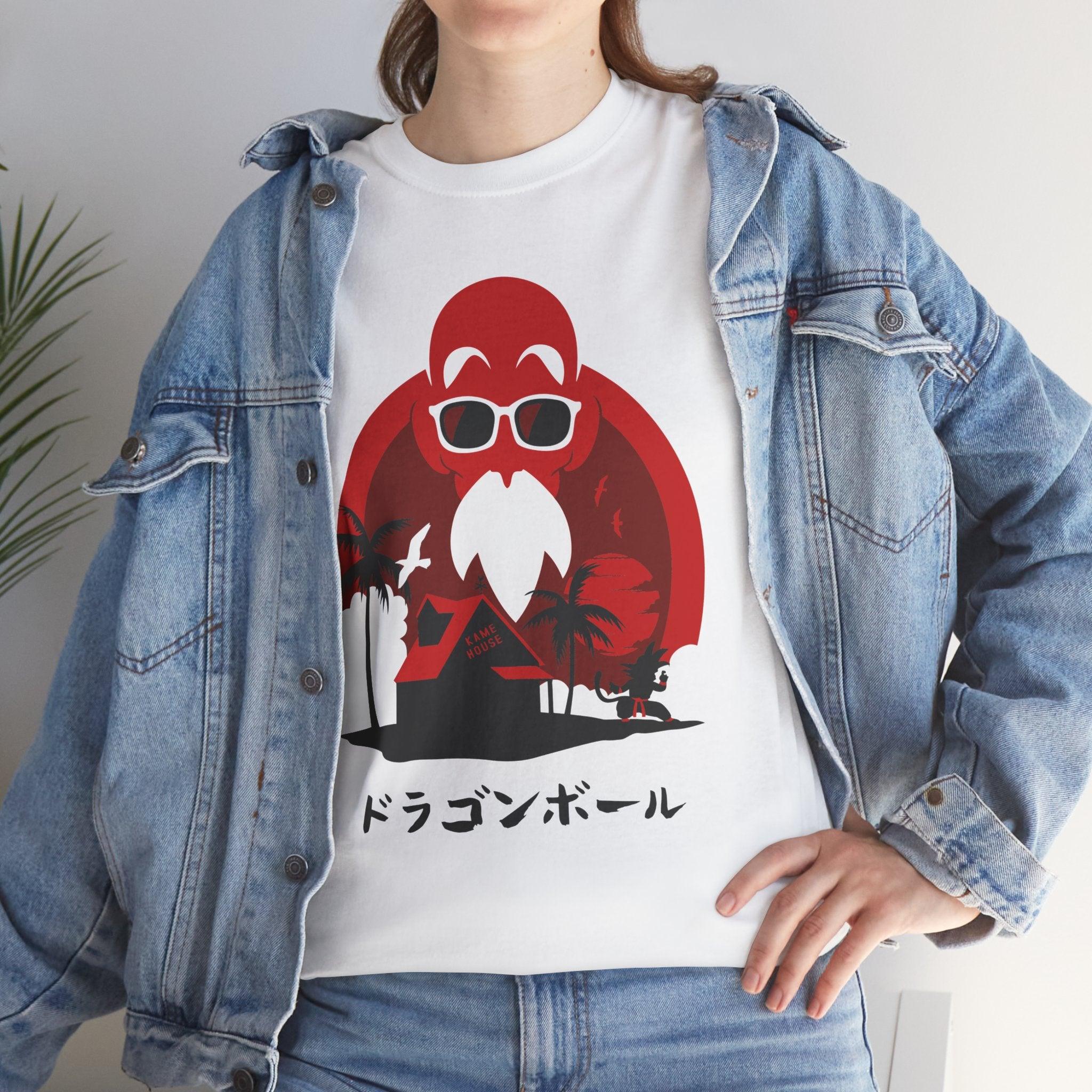 Unisex Heavy Cotton Tee - Kame Senin Paradise - Yukan Iconic