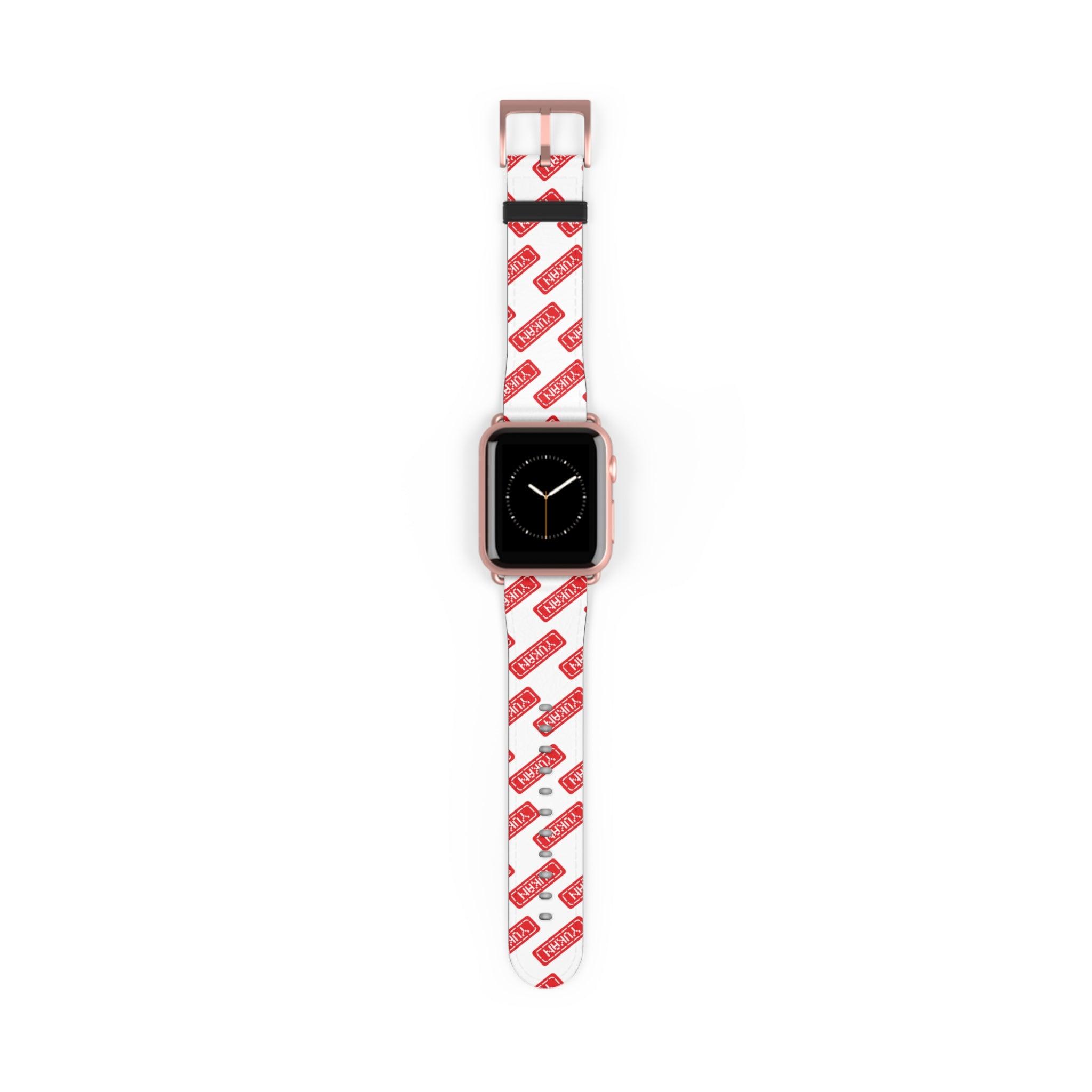 Lether Apple Watch Band - YUKAN ICONIC WHITE - Yukan Iconic