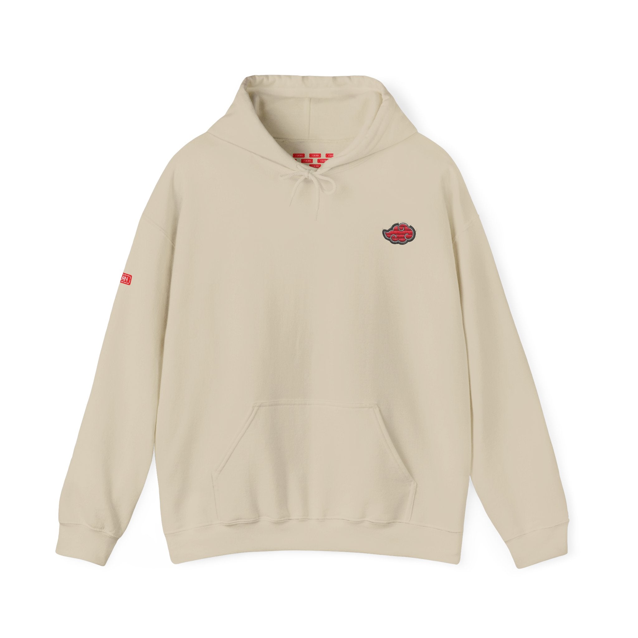 Hoodie - Embroided Akatsuki Cloud