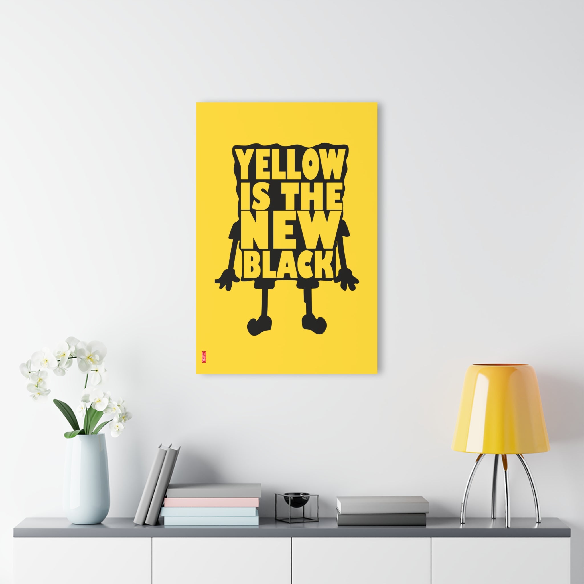 Acrylic Artwork - Yelow is the new black