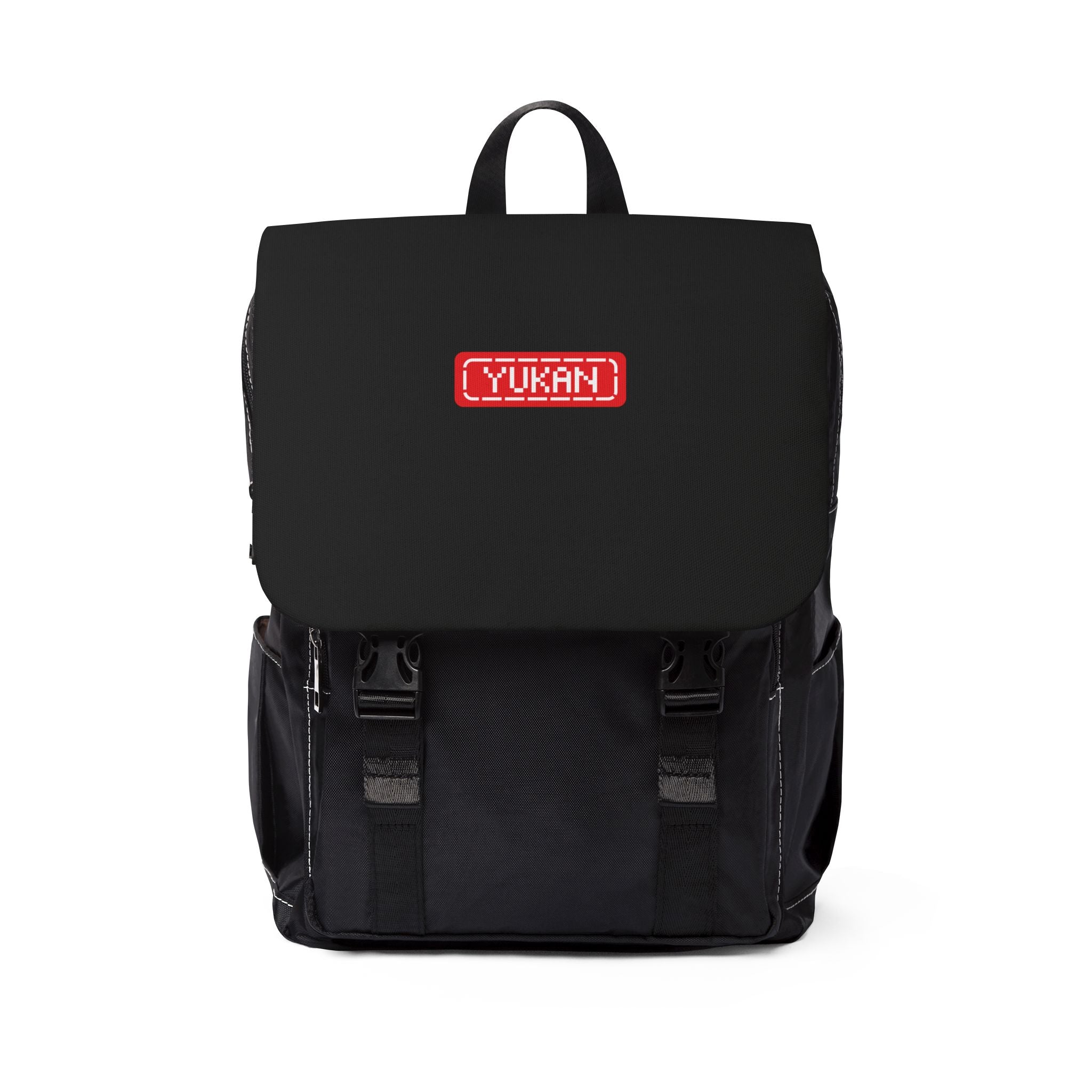 Casual Shoulder Backpack - YUKAN INCONIC BLACK