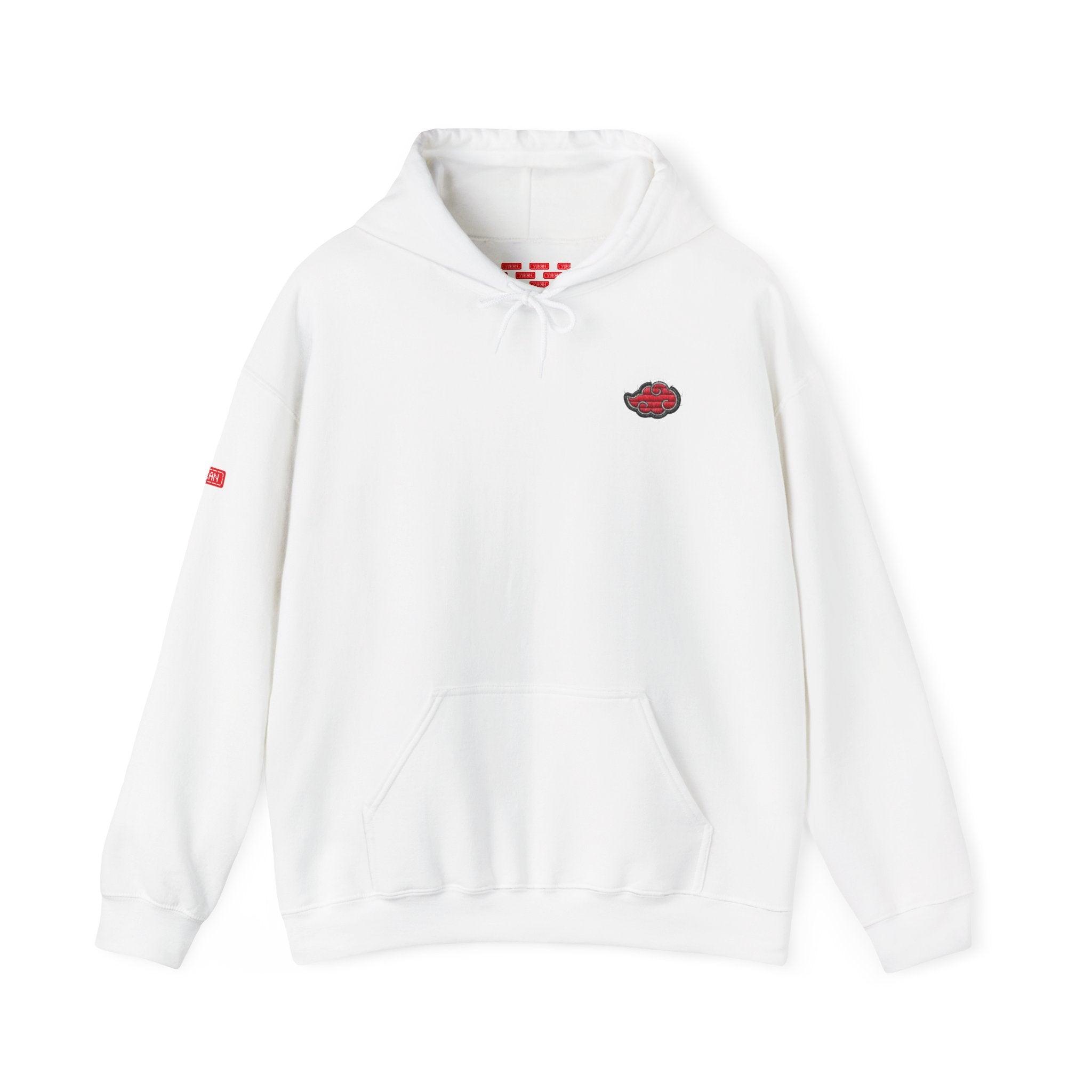 Hoodie | Naruto - Embroided Effect Akatsuki Cloud | Anime Streetwear - Yukan Iconic