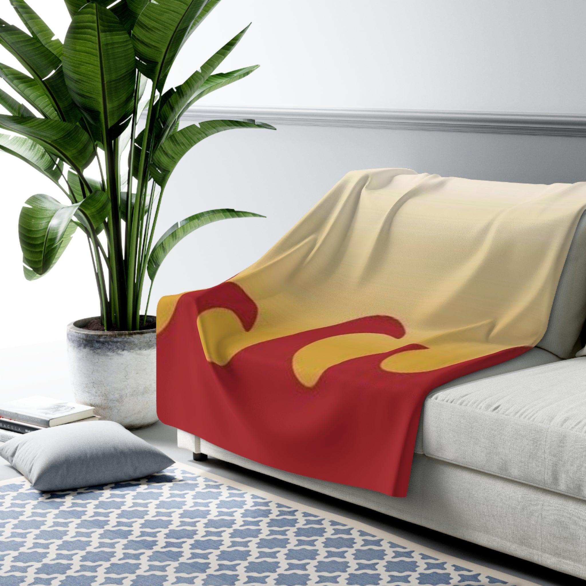 Sherpa Fleece Blanket - Fiery Will - Yukan Iconic