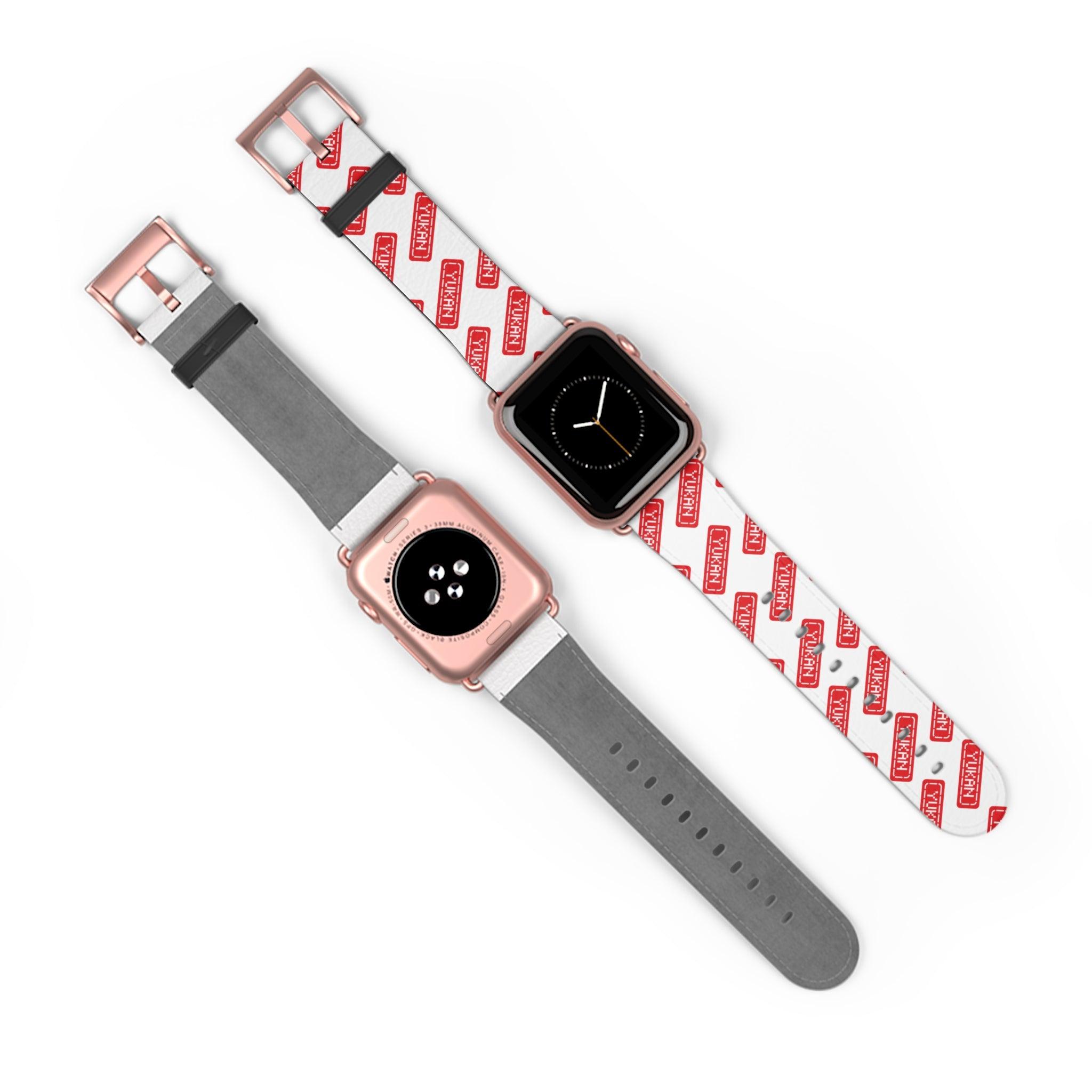 Lether Apple Watch Band - YUKAN ICONIC WHITE - Yukan Iconic