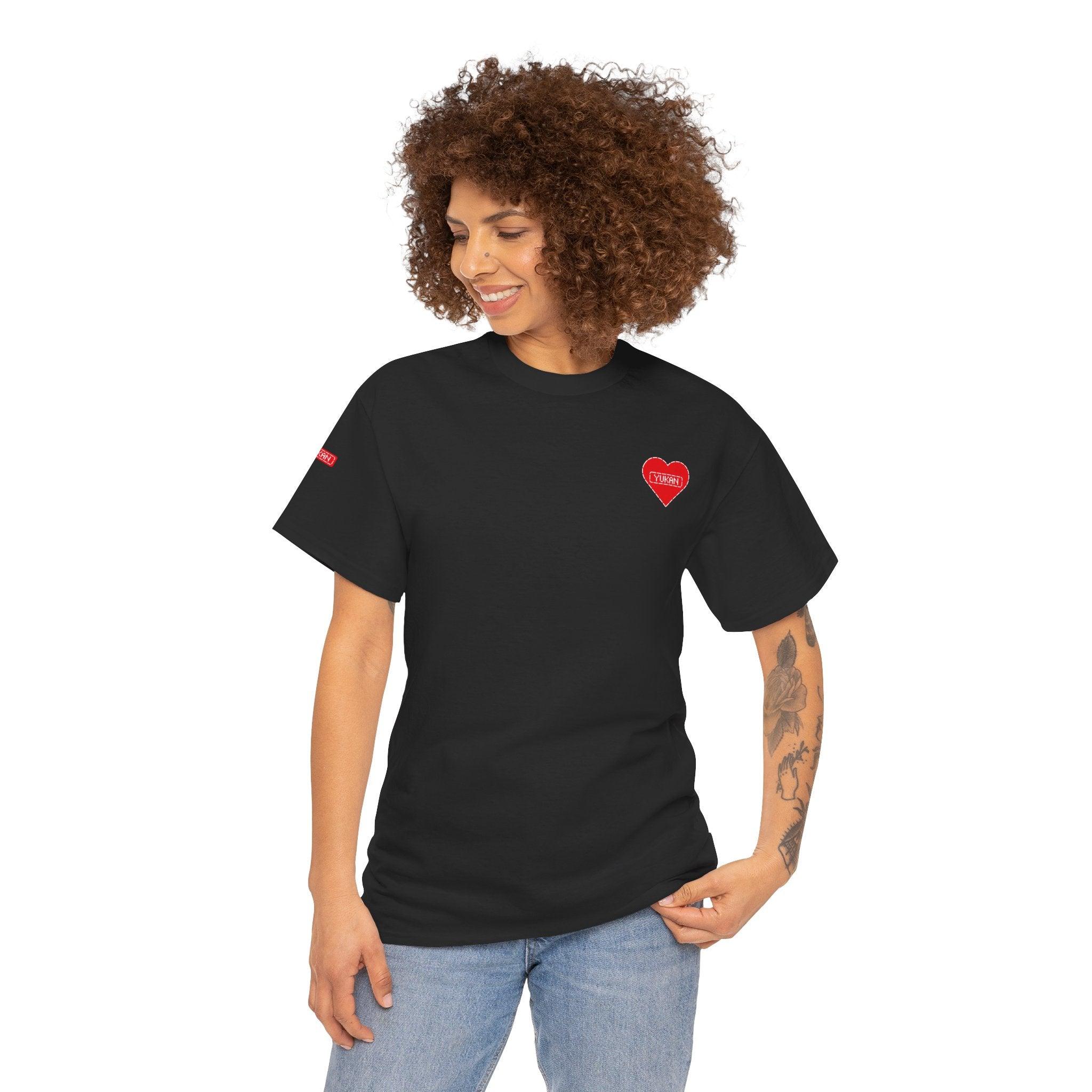 Unisex Heavy Cotton Tee - YUKAN HEARTBEAT - Yukan Iconic