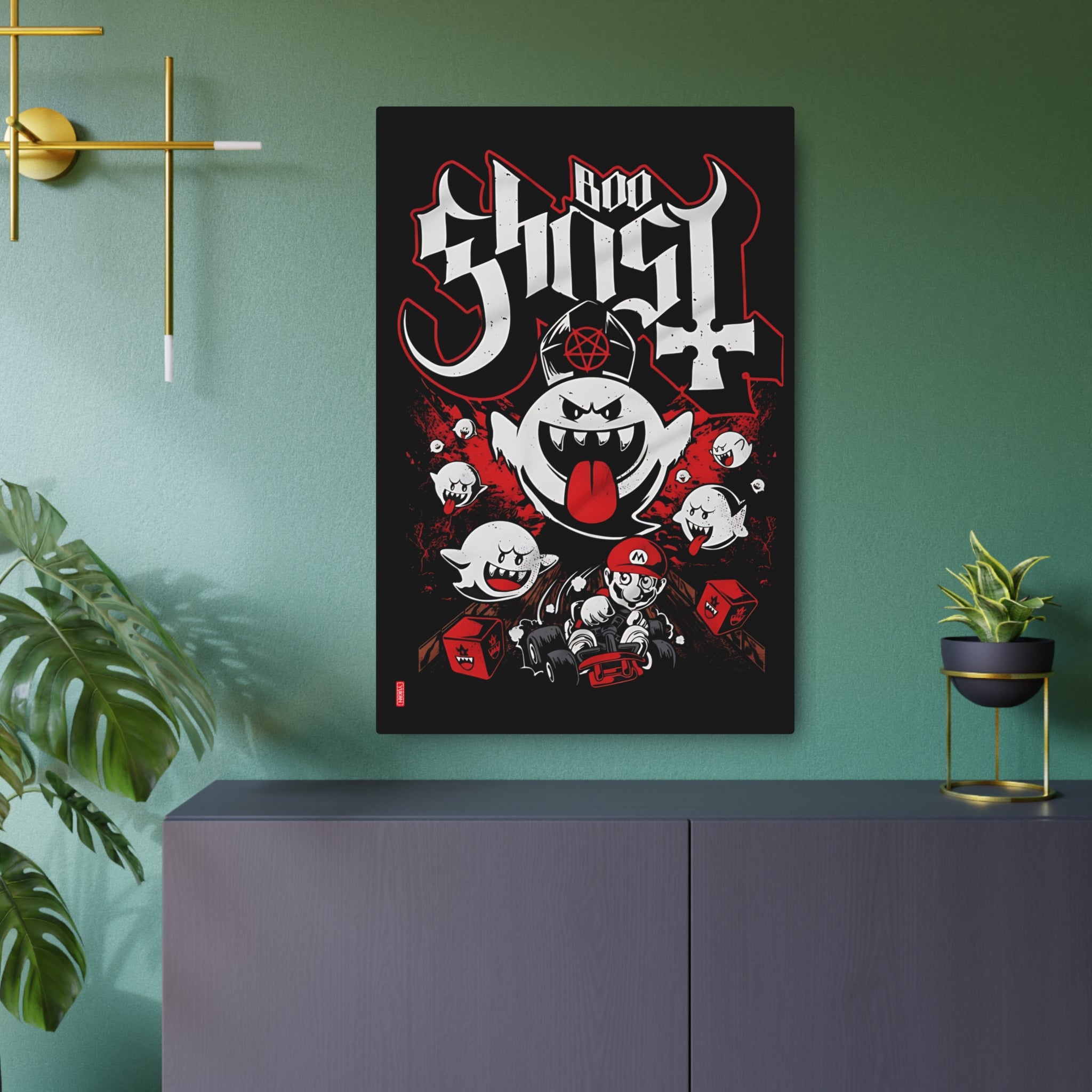 Aluminium Artwork - King Boo Pursuit