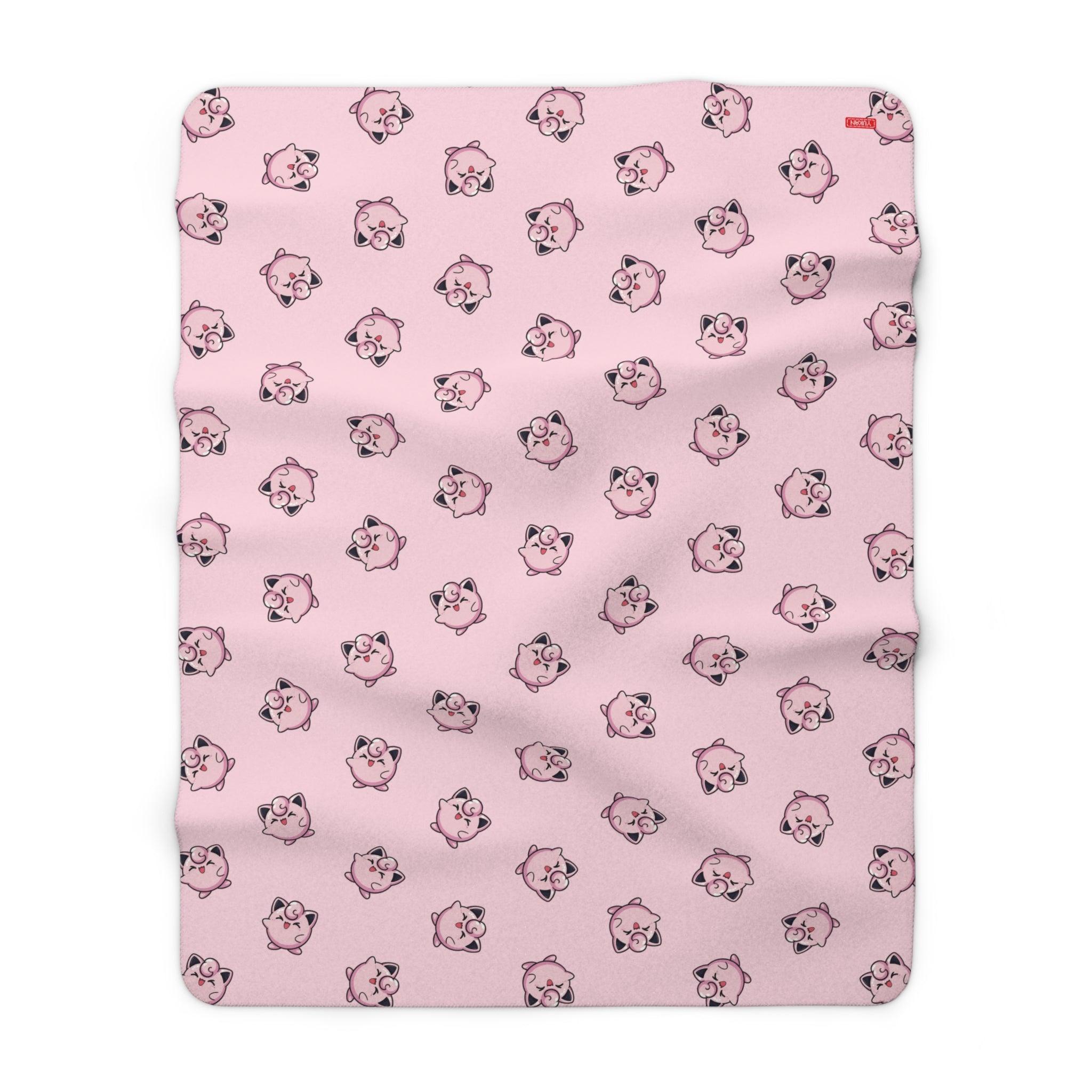 Sherpa Fleece Blanket - Pinky Little Face - Yukan Iconic