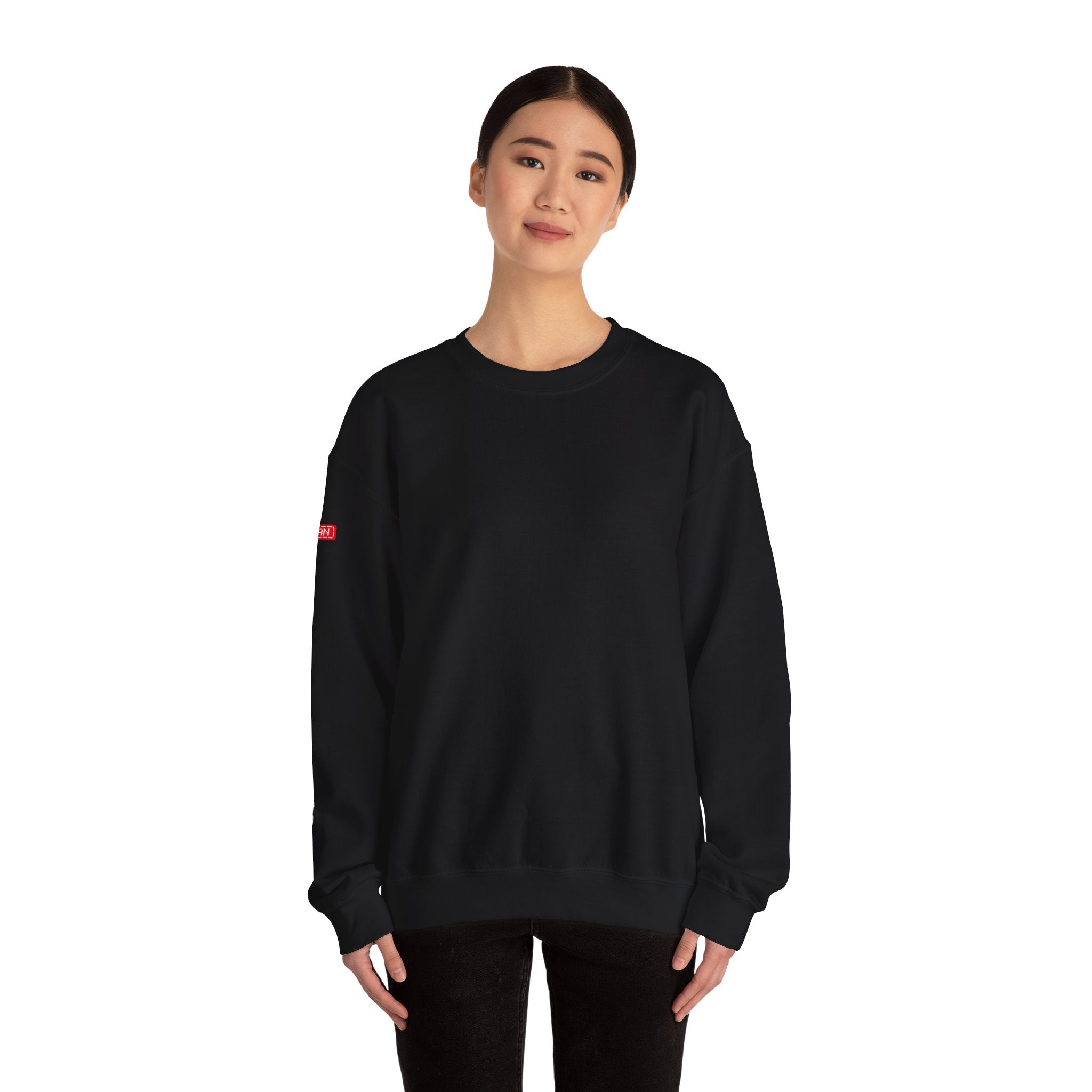 Heavy Crewneck Sweatshirt -  Itachi's Red Moon