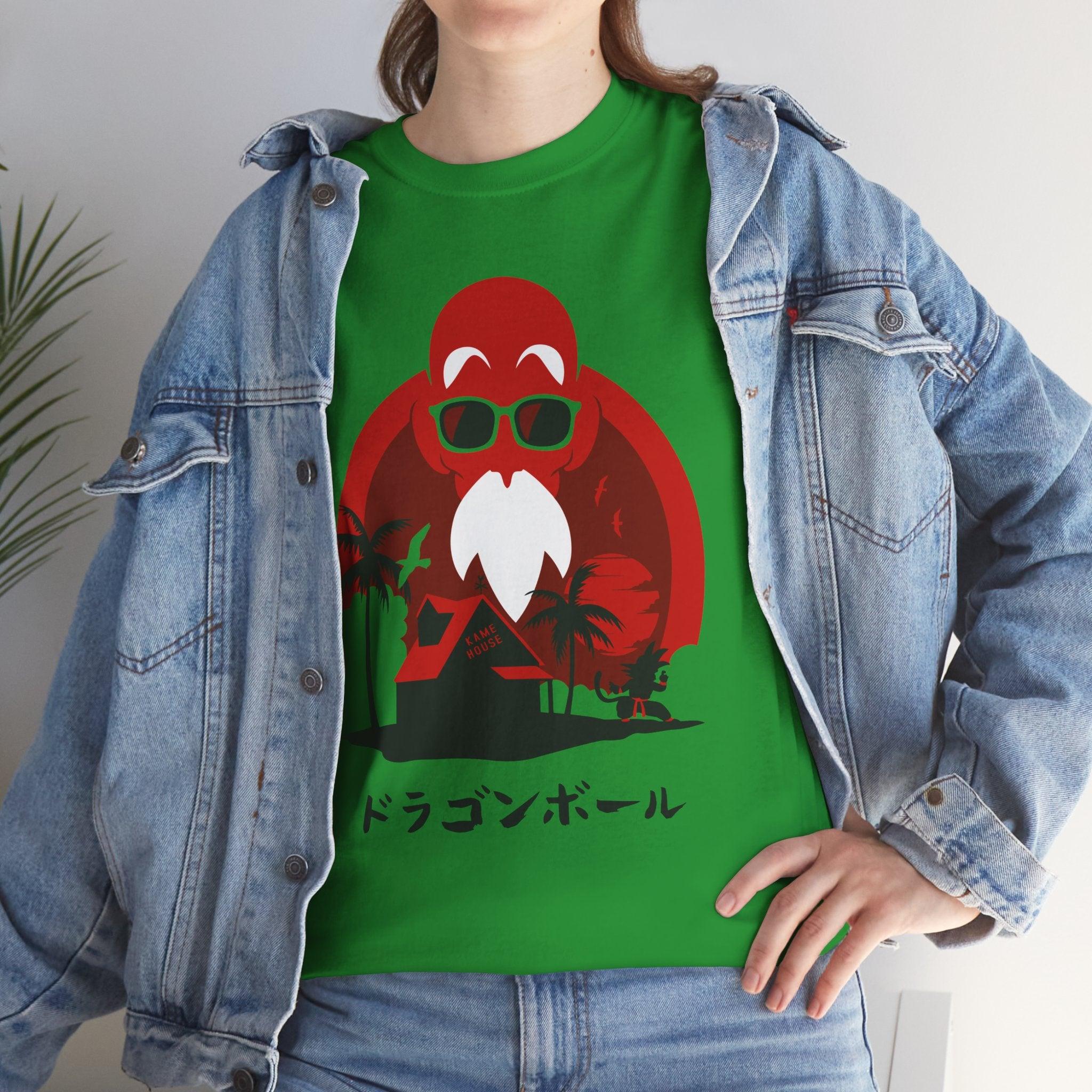 Unisex Heavy Cotton Tee - Kame Senin Paradise - Yukan Iconic