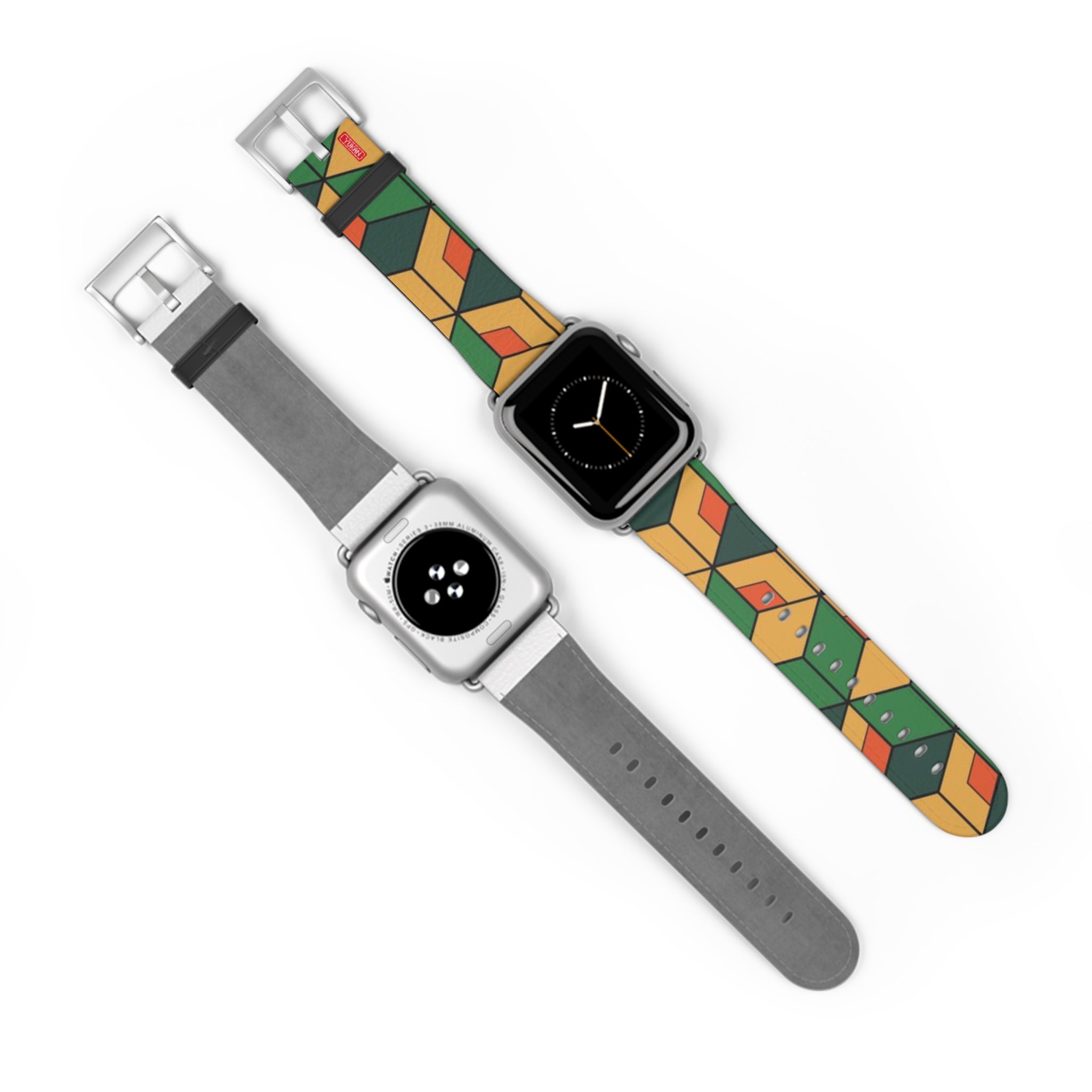 Lether Apple Watch Band - Gyu Pattern