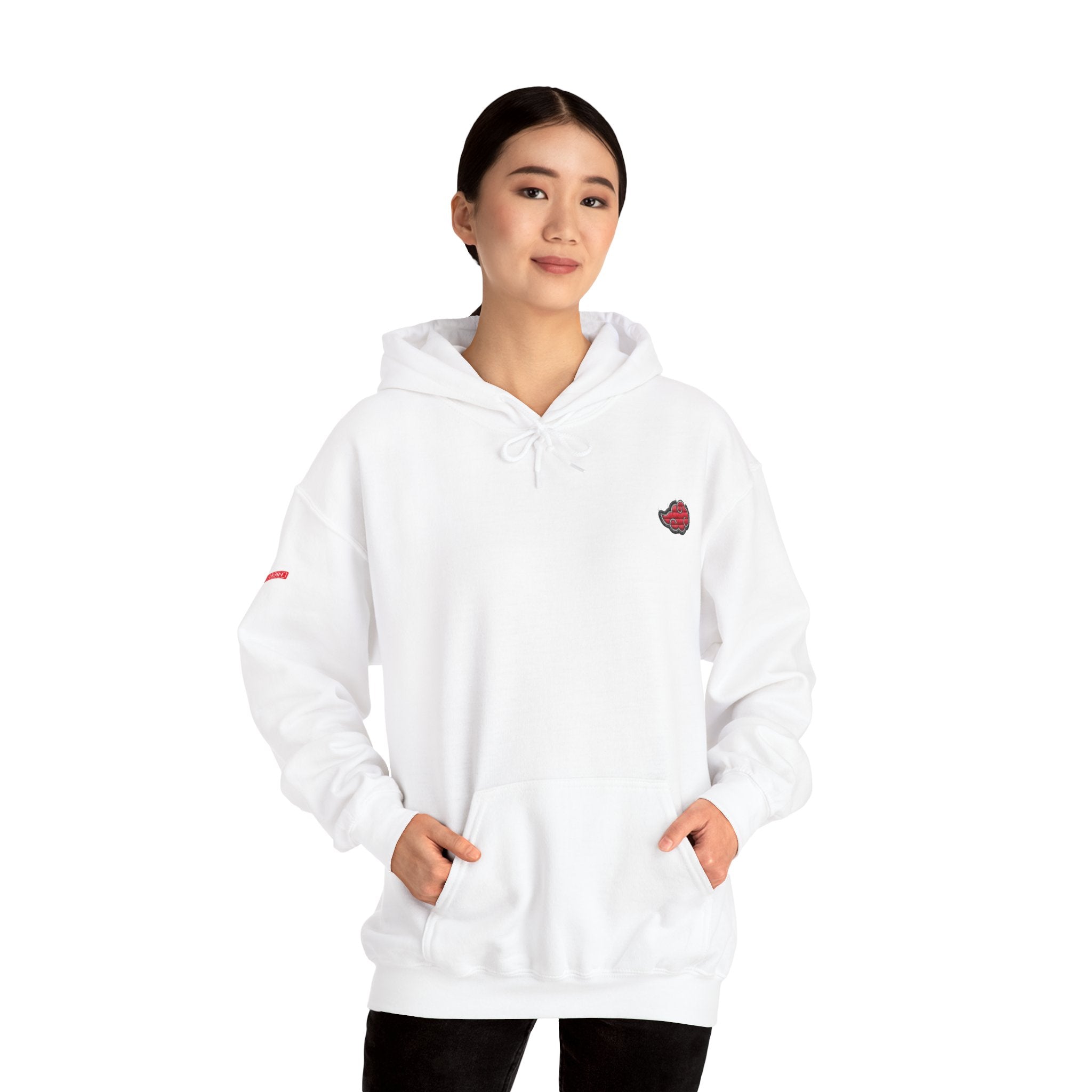 Hoodie - Embroided Akatsuki Cloud