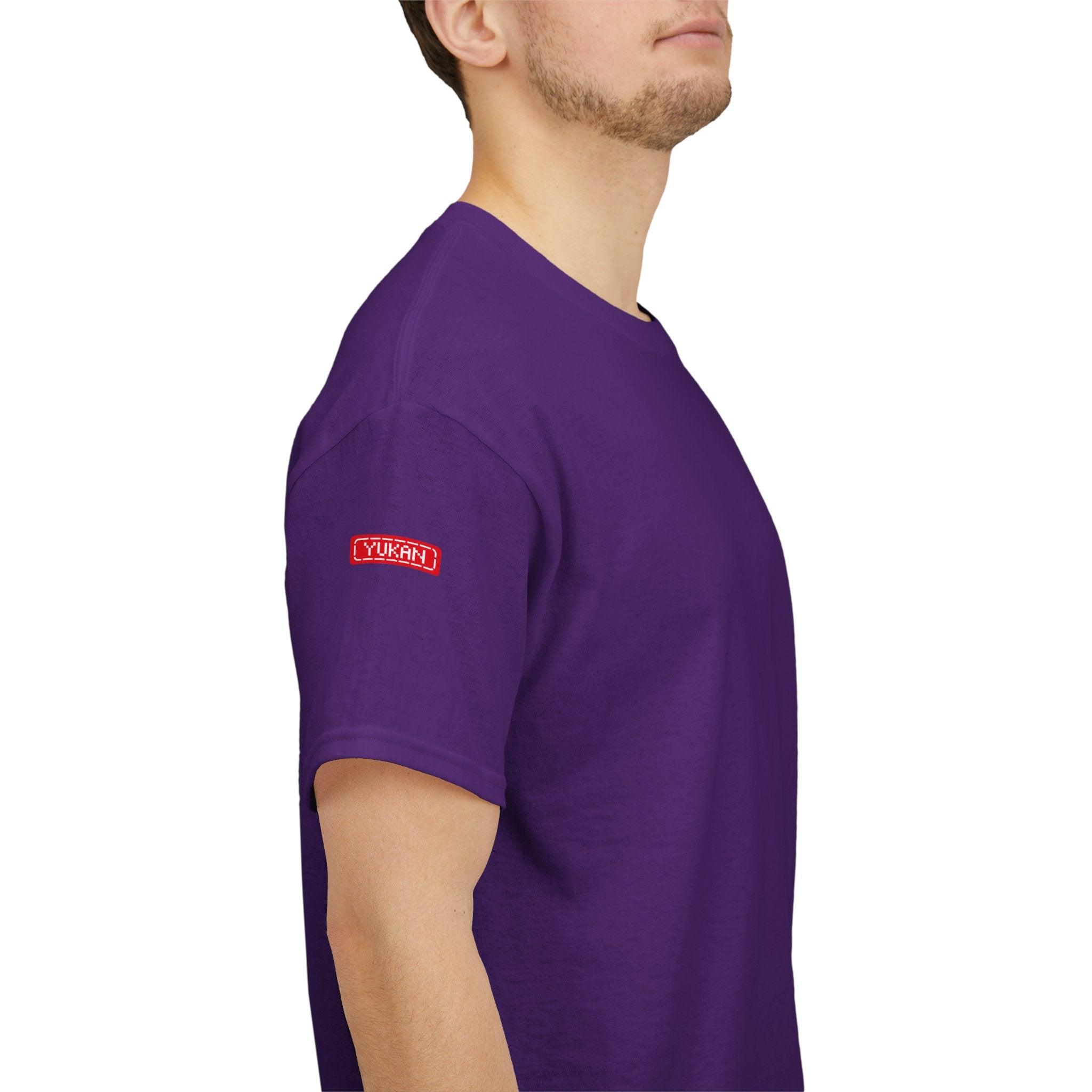 Unisex Heavy Cotton Tee - Purple Face - Yukan Iconic