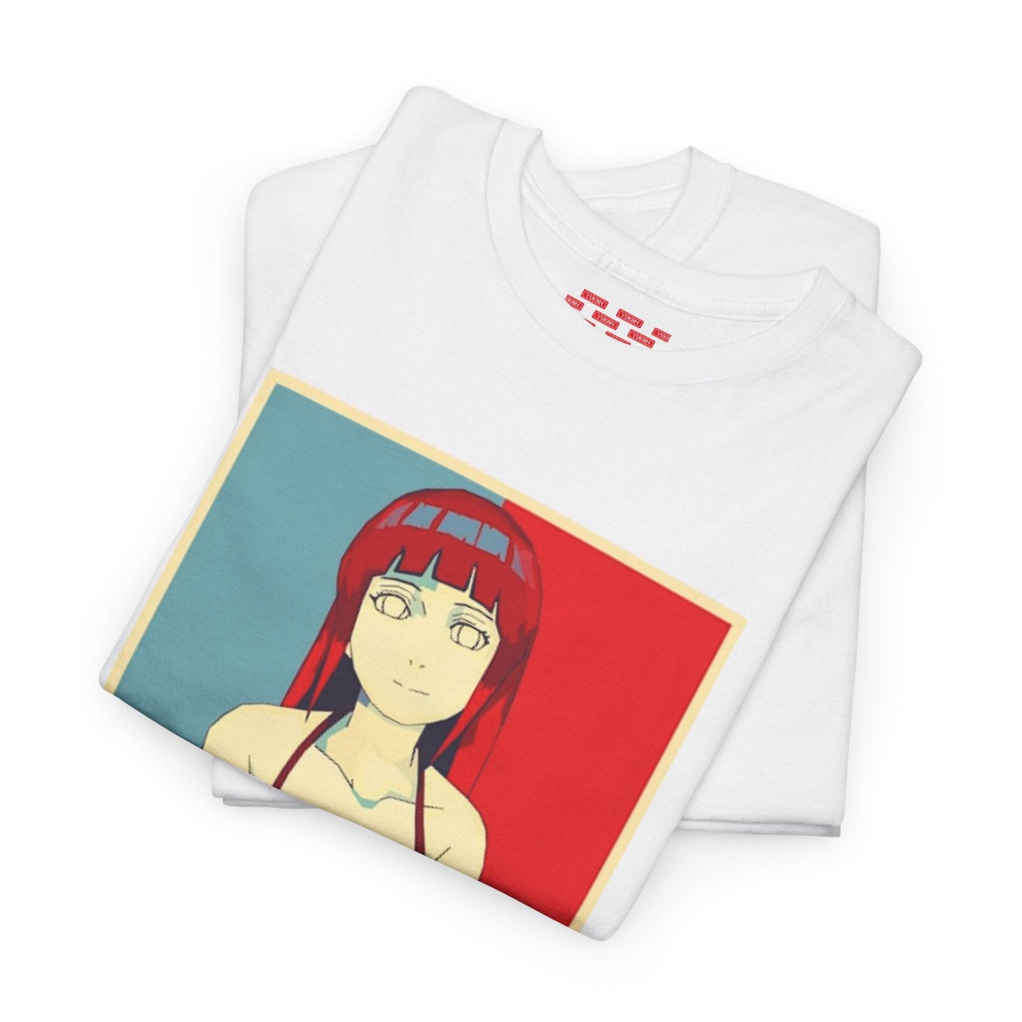 Unisex Heavy Cotton Tee - Hinata Waifu - Yukan Iconic