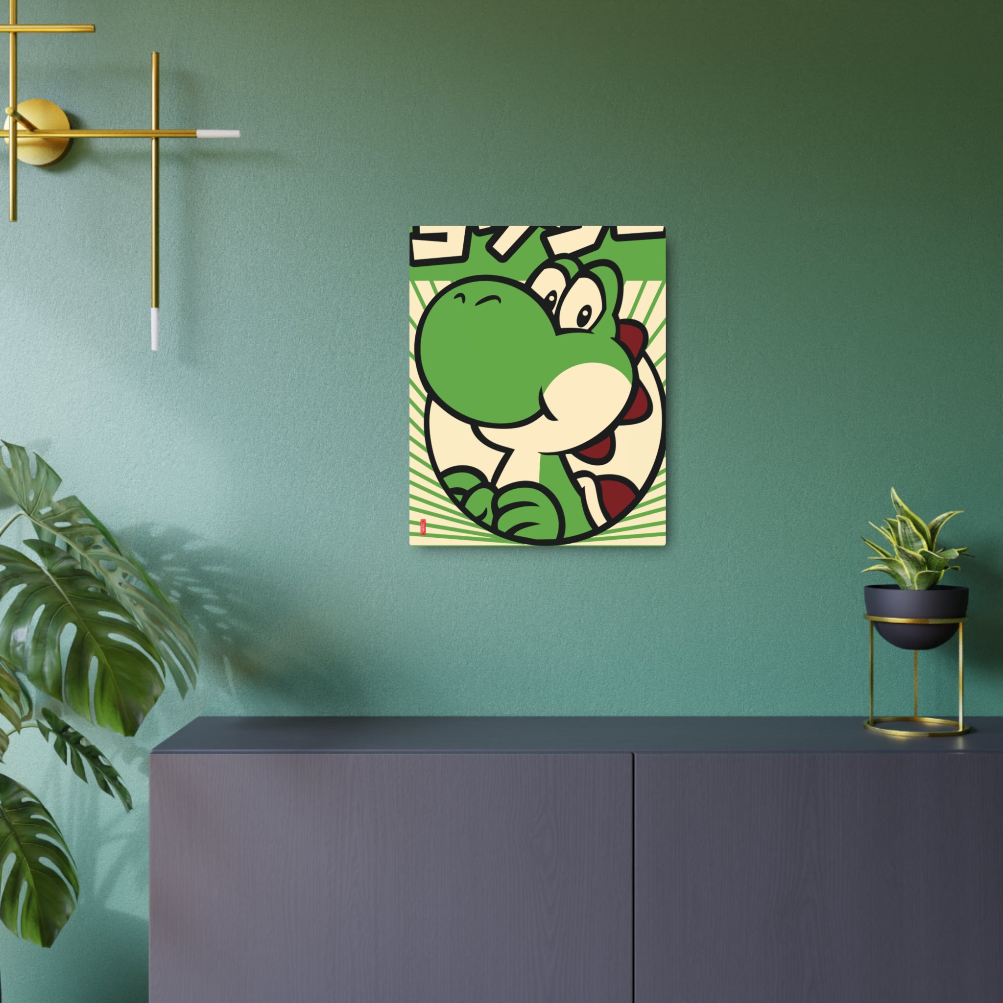 Aluminium Artwork - Cutie Yoshi