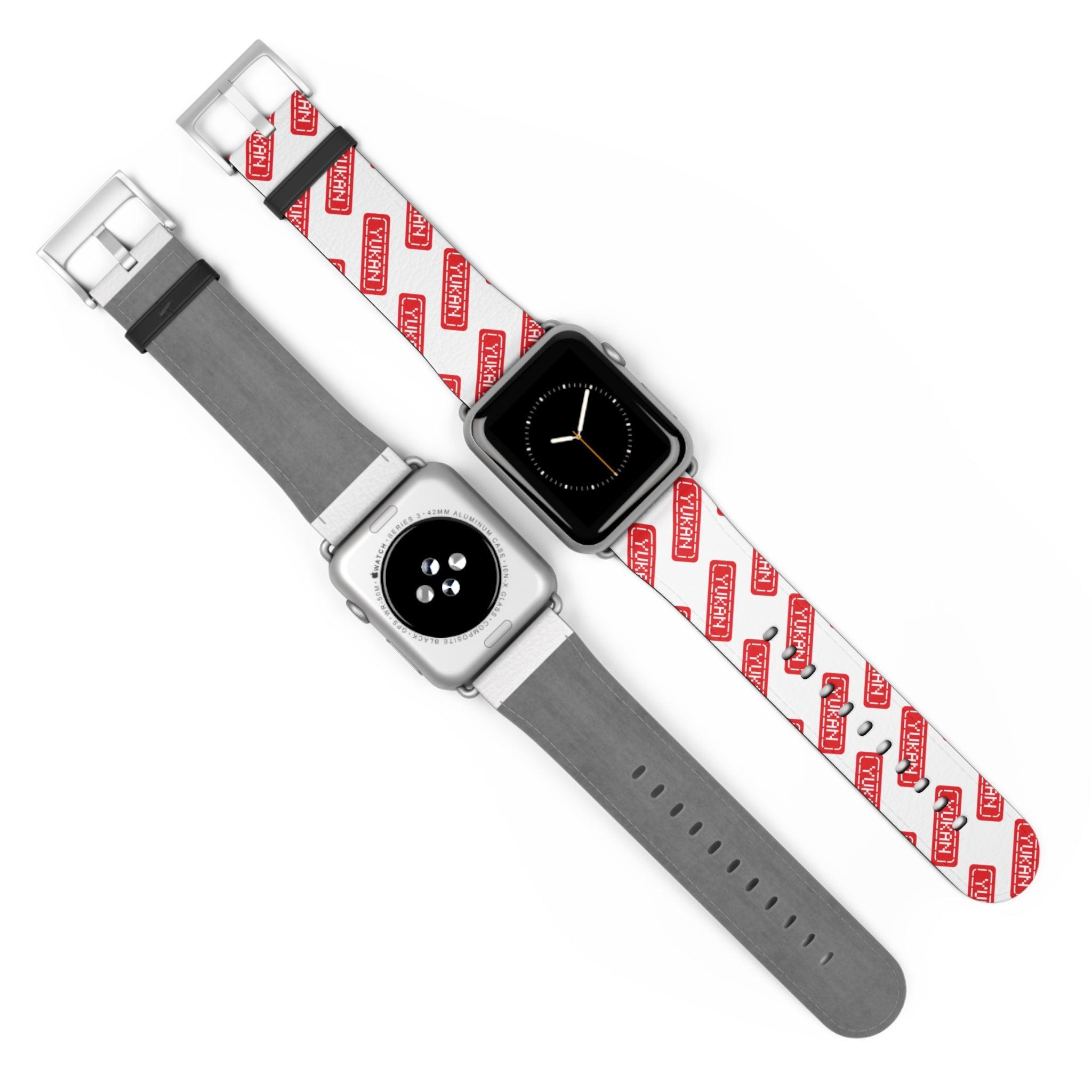 Lether Apple Watch Band - YUKAN ICONIC WHITE - Yukan Iconic