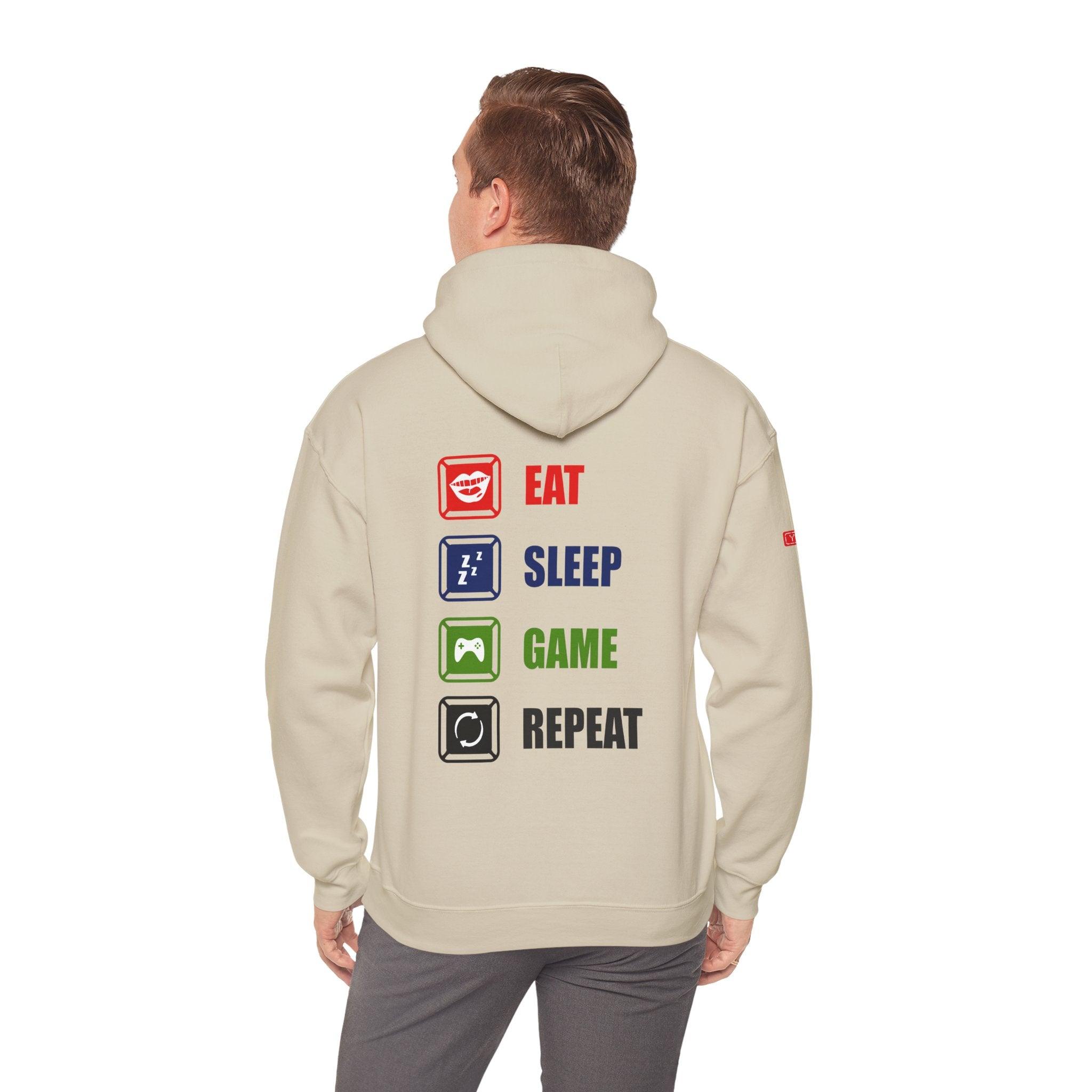 Hoodie | Gaming - Eat. Sleep. Game. Repeat. - Yukan Iconic