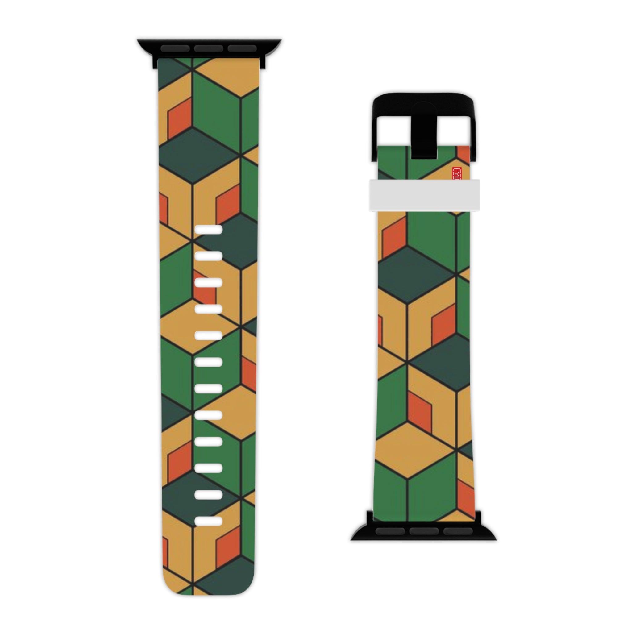 Silicon Apple Watch Band - Gyu Pattern - Yukan Iconic