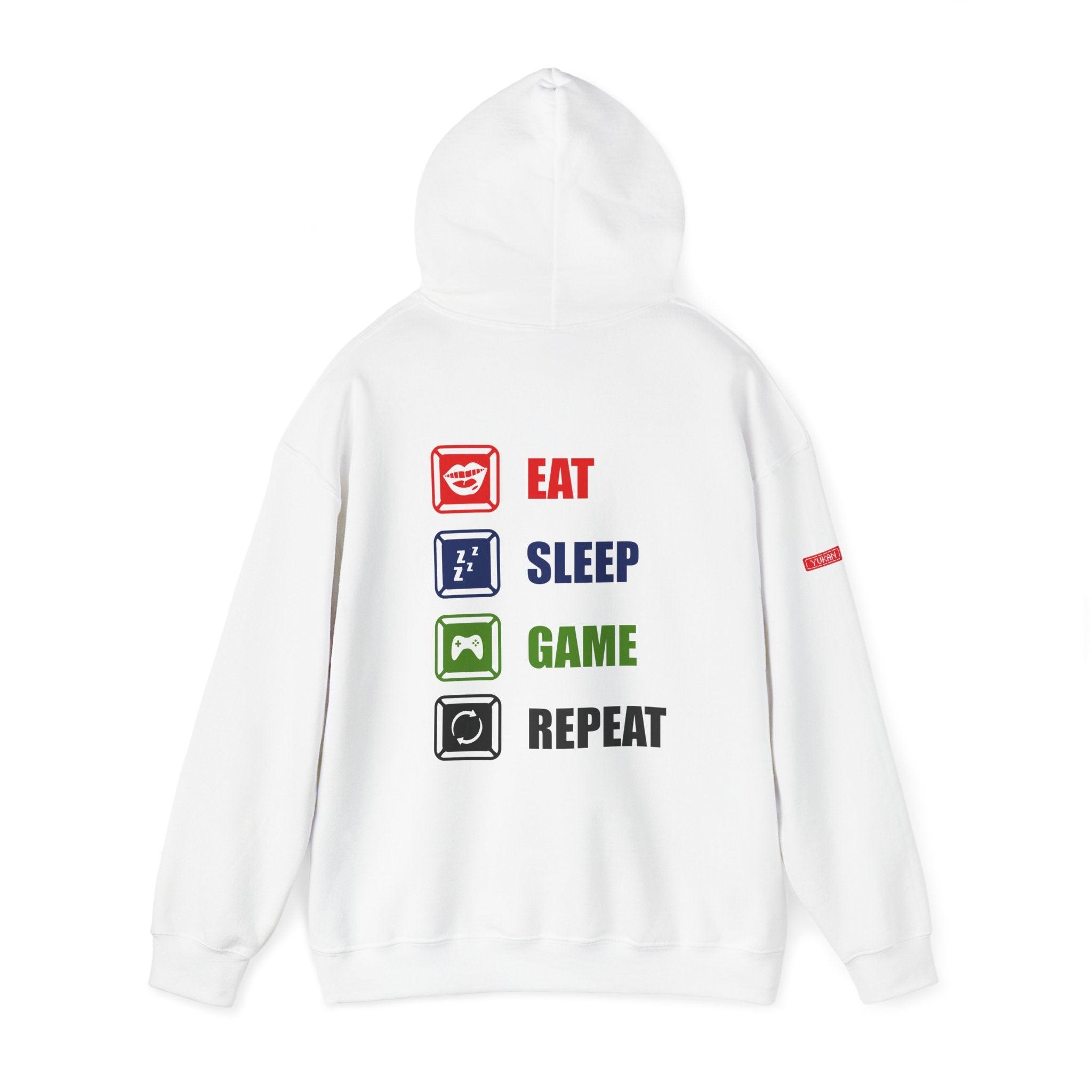 Hoodie | Gaming - Eat. Sleep. Game. Repeat. - Yukan Iconic