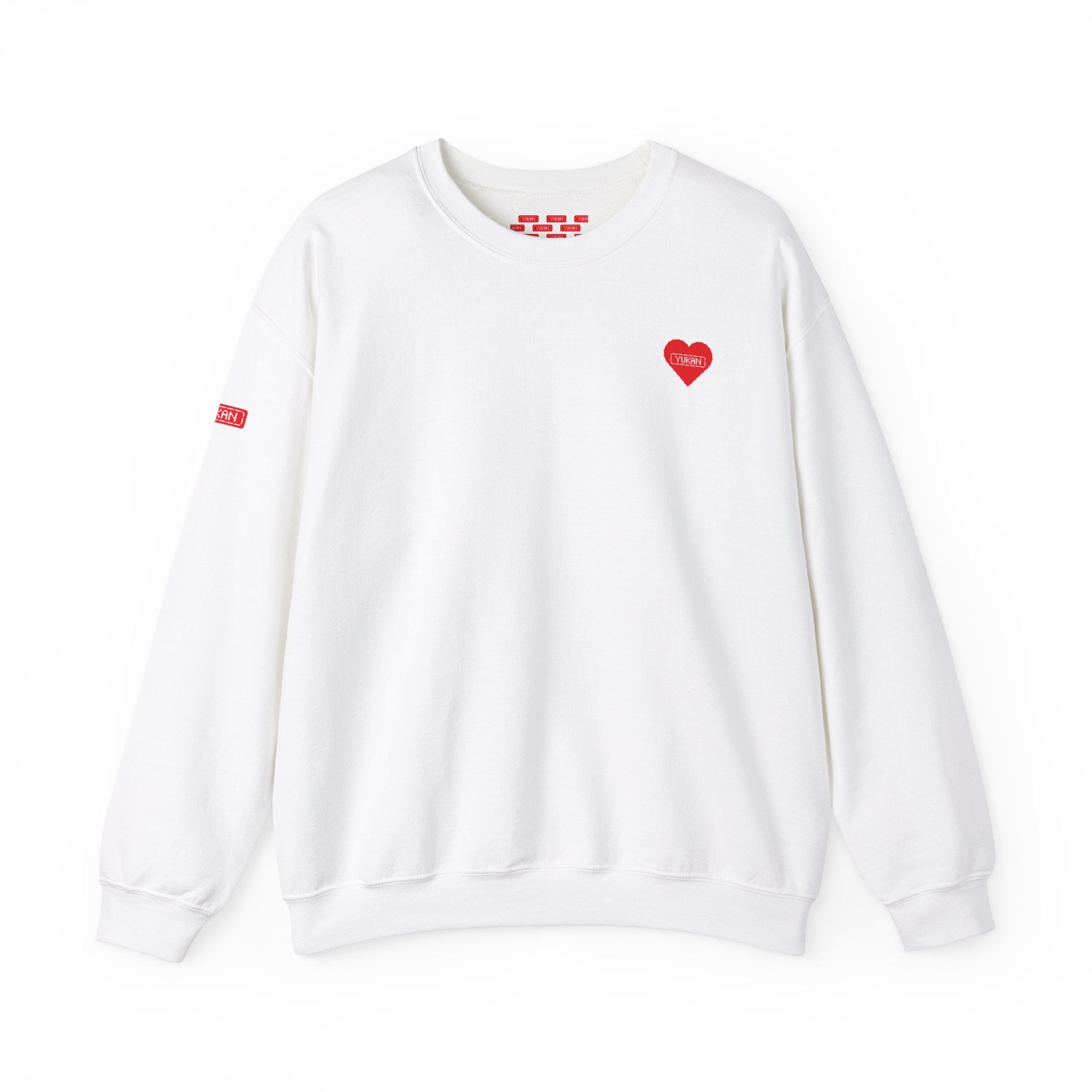 Heavy Crewneck Sweatshirt - YUKAN HEARTBEAT