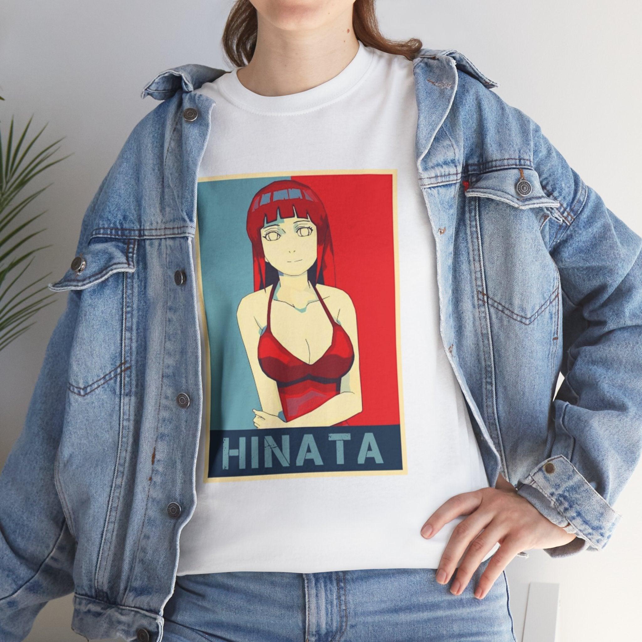 Unisex Heavy Cotton Tee - Hinata Waifu - Yukan Iconic