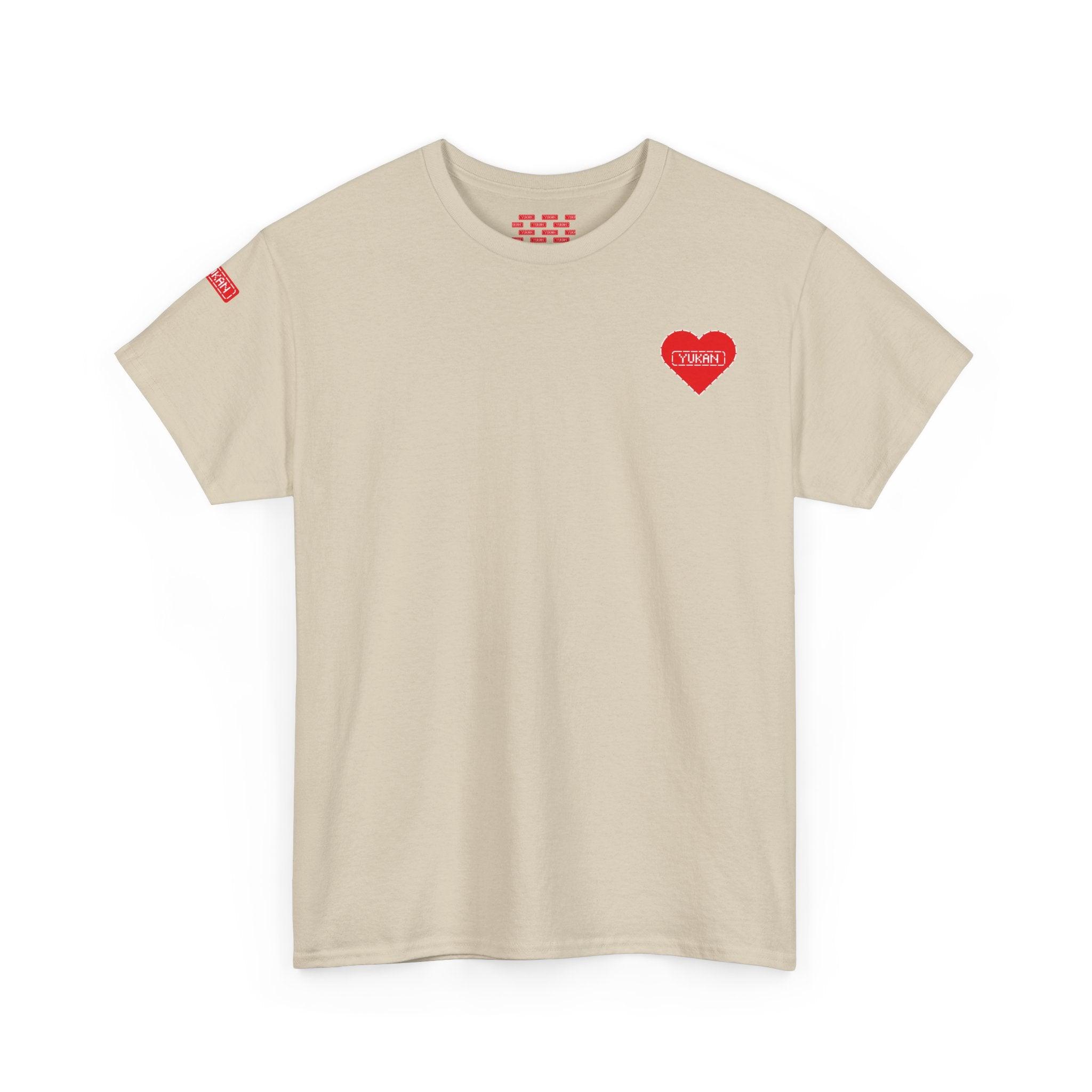 Unisex Heavy Cotton Tee - YUKAN HEARTBEAT - Yukan Iconic